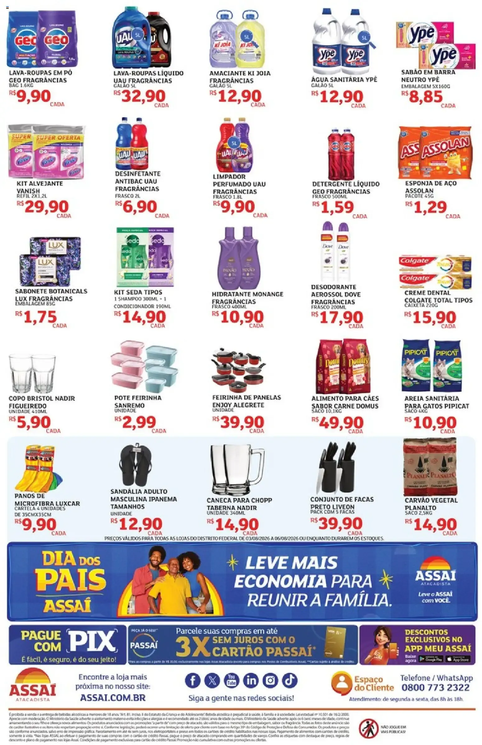 Encarte de Assaí Atacadista ofertas - DF de 03/08/2026 | Promoções Online 3 de agosto até 6 de agosto 2026 - Pagina 4