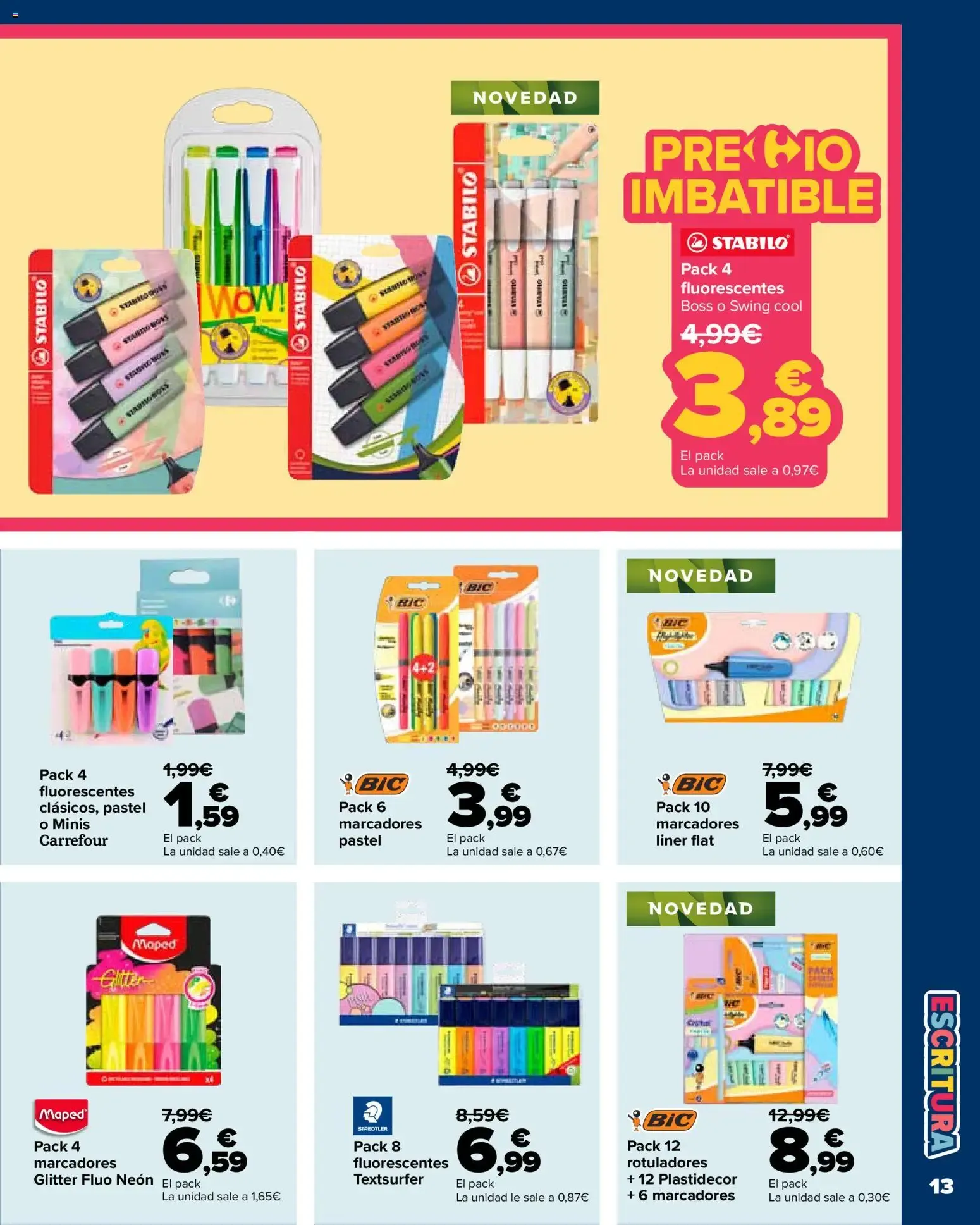 Catálogo de Carrefour Vuelta al cole del 18/08/2026 | Catálogo 18 de agosto al 18 de septiembre 2026 - Página 13