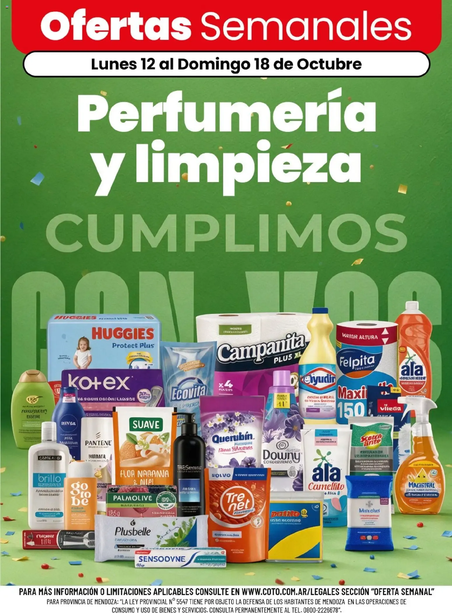 Ofertas de Ofertas Semanales de Perfumería y Limpieza 12 de octubre al 18 de octubre 2026 - Página 1 del catálogo