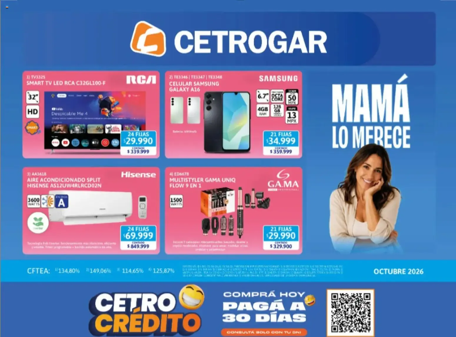 Ofertas de Cetrogar catálogo del 01/10/2026 - 31/10/2026 1 de octubre al 31 de octubre 2026 - Página 1 del catálogo