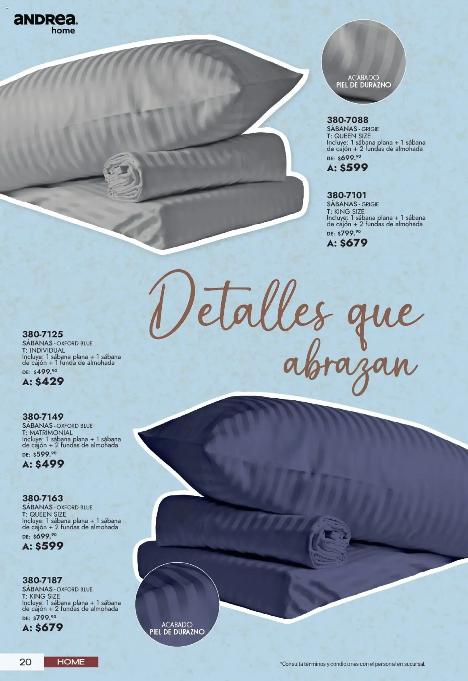 Catálogo de Andrea Home: Aniversario HOME 21 de junio al 22 de agosto 2026 - Pagina 20