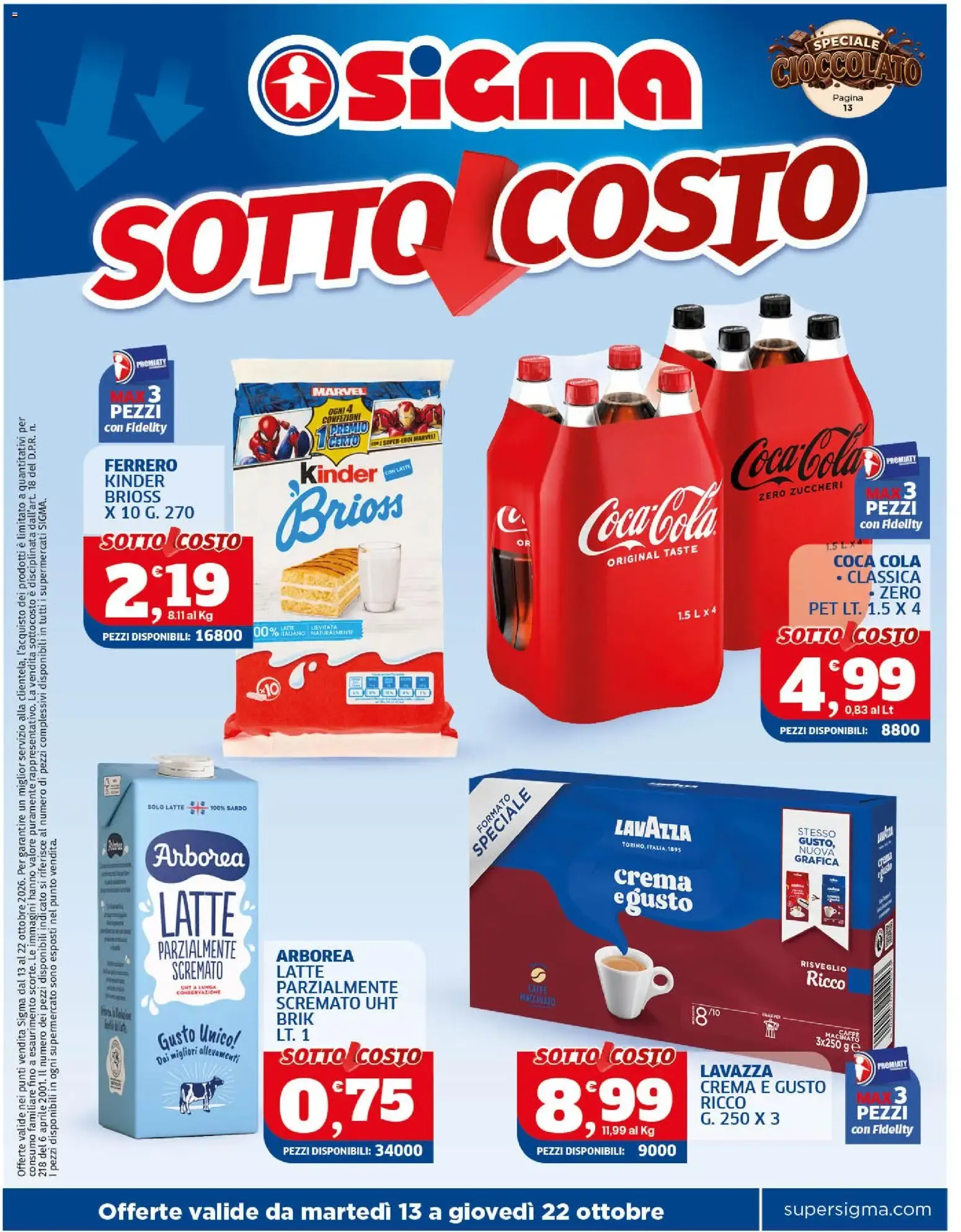 Nuovo SIGMA volantino dal 13/10/2026 > offerte anteprima 🛍️