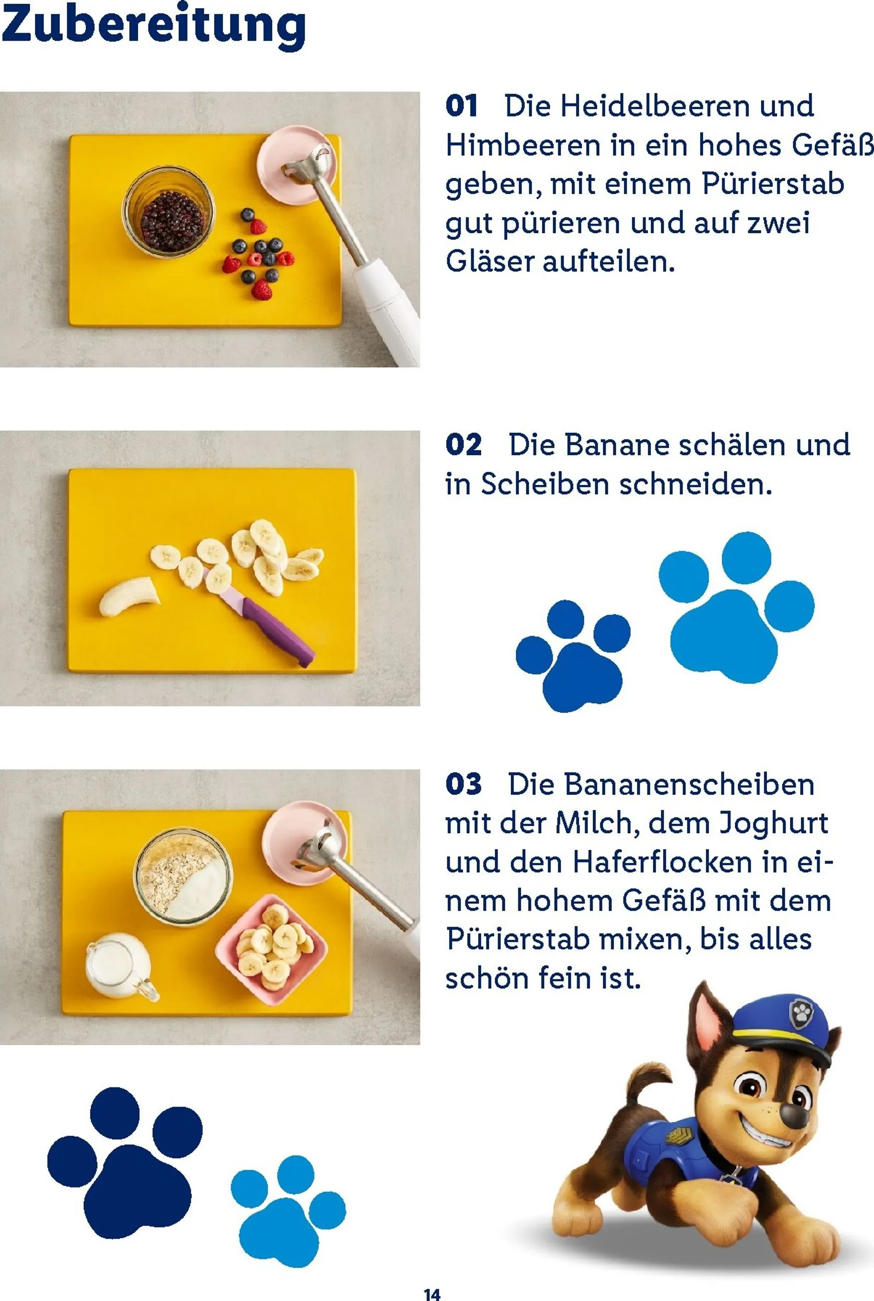 Lidl - Paw Patrol Rezeptheft Prospekt – von Montag 20.07.2026 bis Sonntag 23.08.2026 von 20. Juli bis 23. August 2026 - Prospekt seite 14