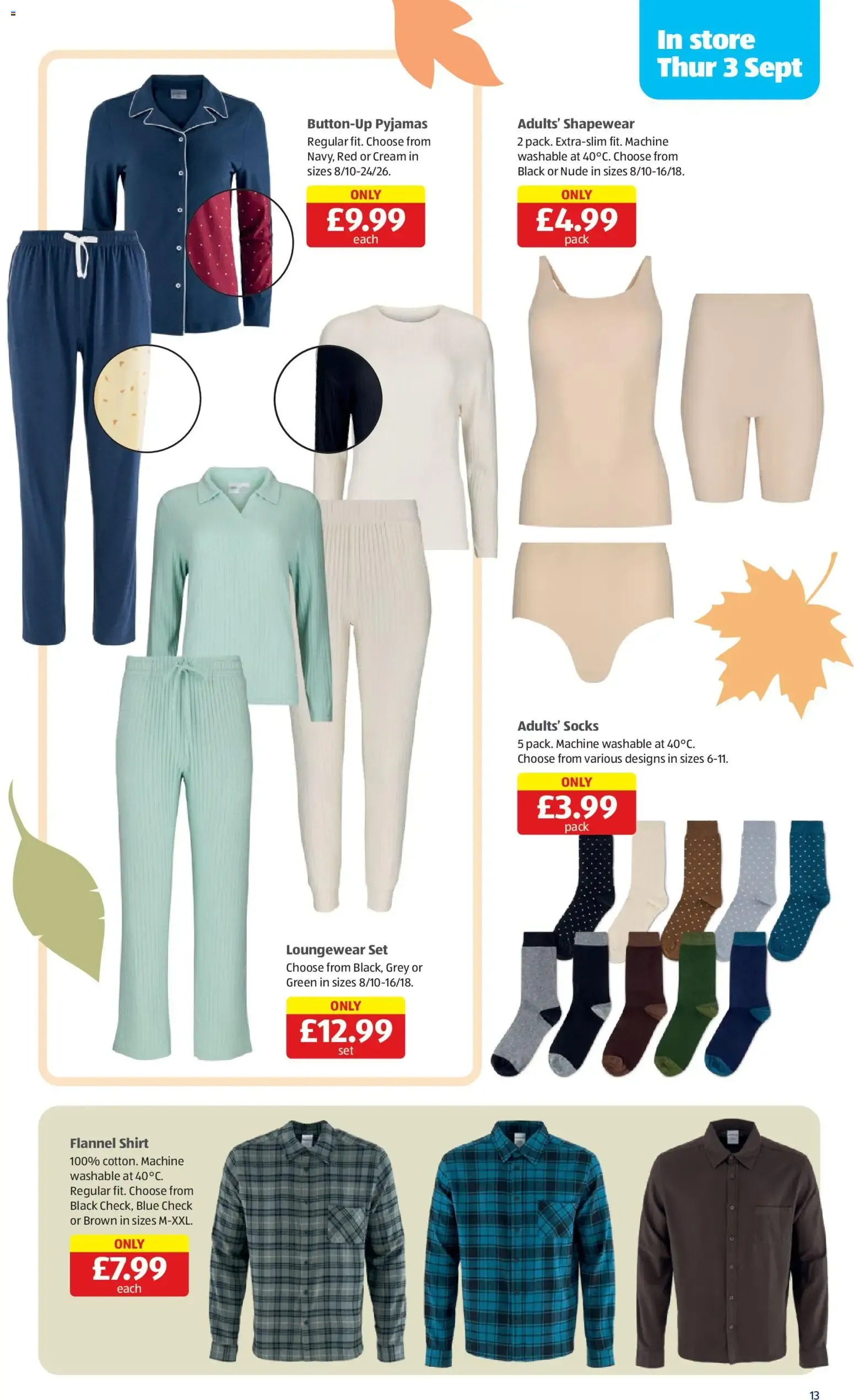 Aldi Specialbuys - Hello autumn from 3 September to 9 September 2026 - Catalogue Page 13