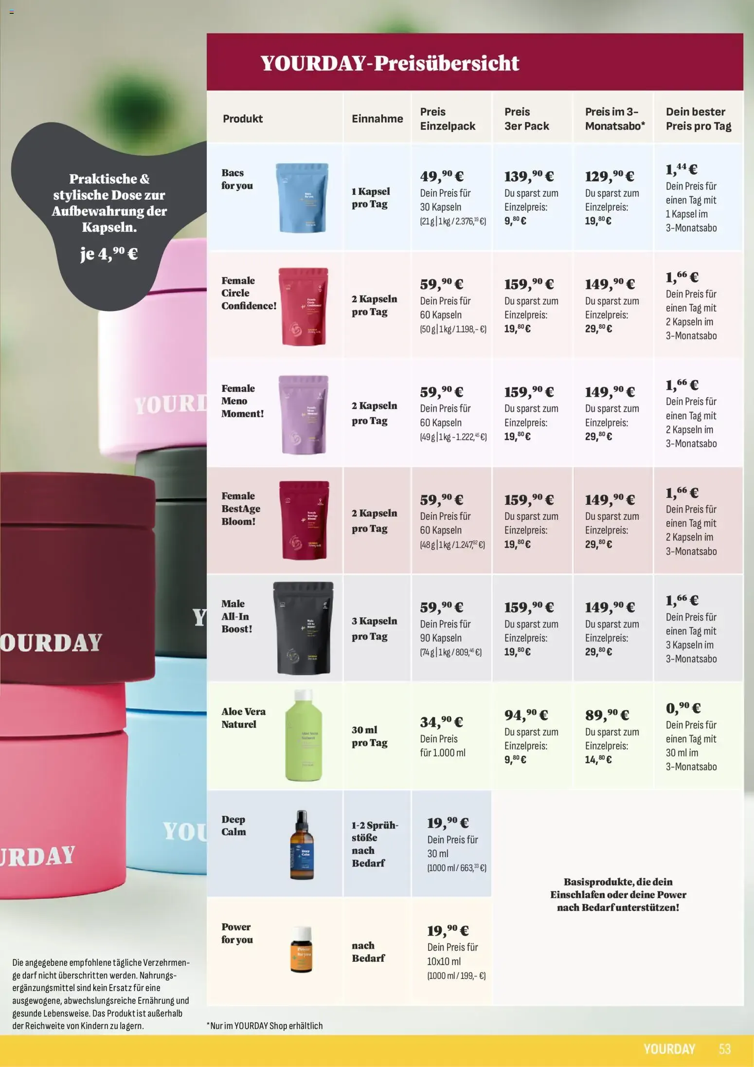 Katalog ProWin New Wellness April / September 2026 > Aktueller Prospekt von 1. April bis 30. September 2026 - Prospekt seite 53