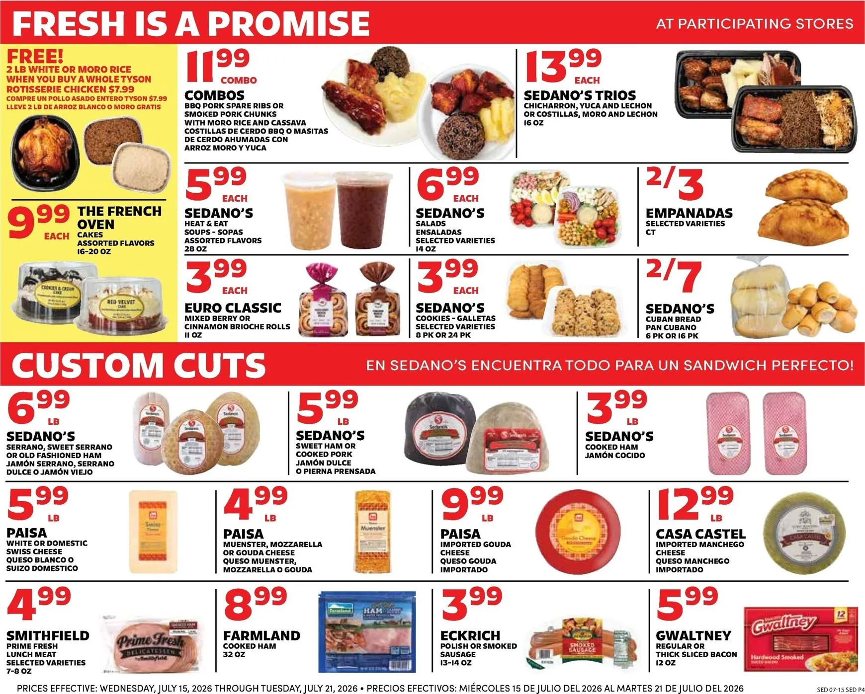 Weekly ad Current Sedano's leaflet valid from Wednesday 07/15/2026 to Tuesday 07/21/2026 from July 15 to July 21 2026 - Page 4