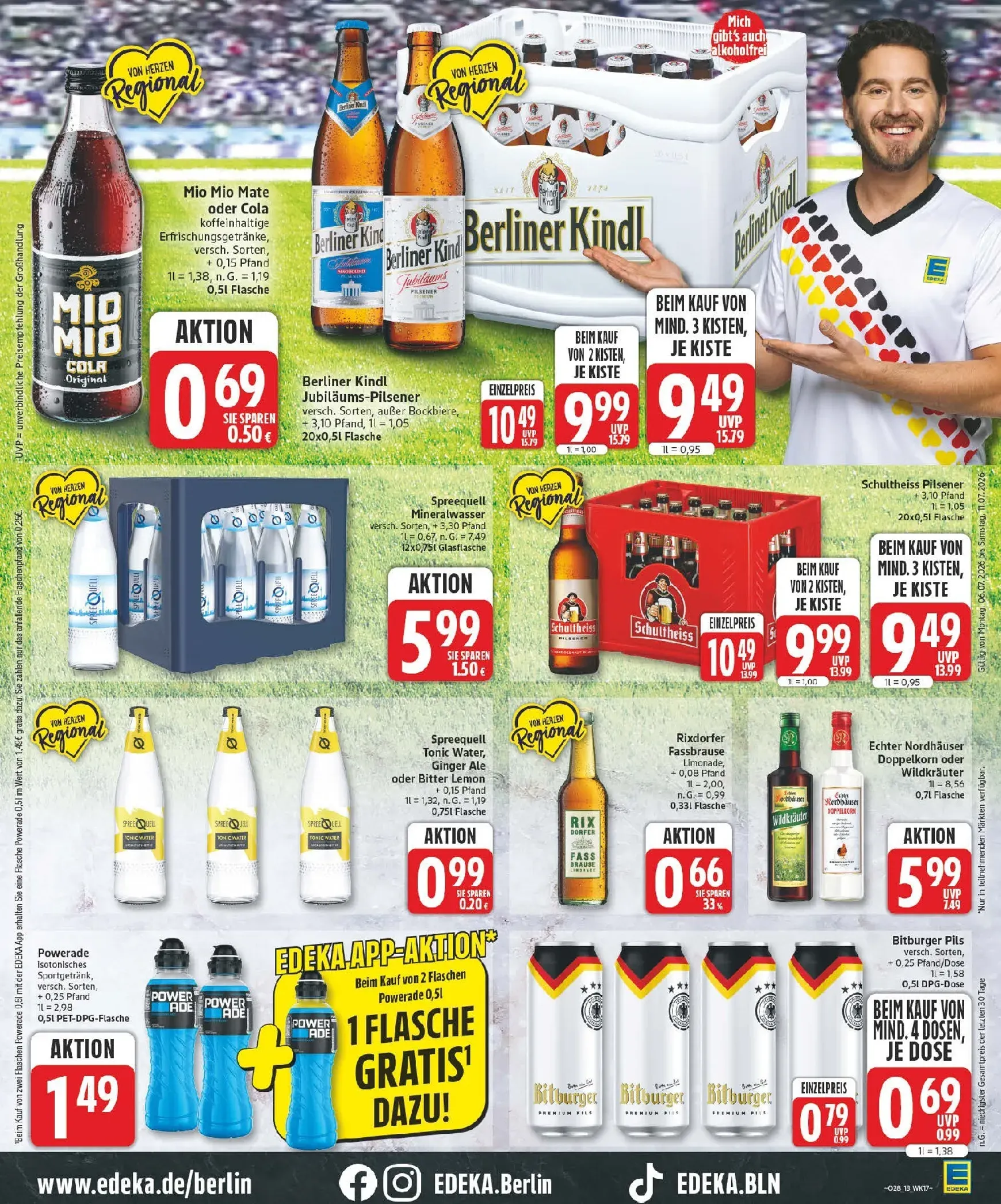Edeka Prospekt – von Montag 06.07.2026 bis Samstag 11.07.2026 von 6. Juli bis 11. Juli 2026 - Prospekt seite 13