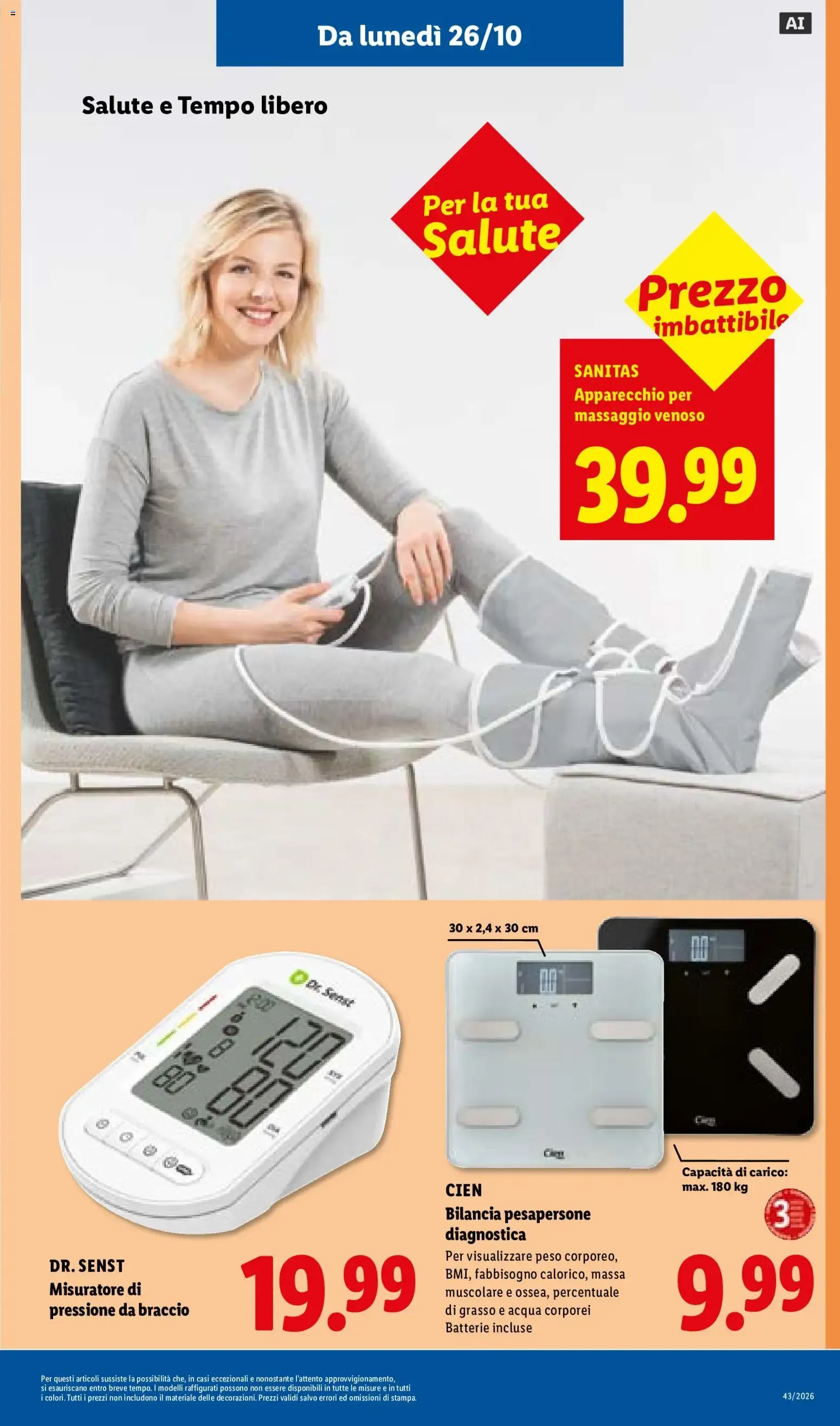 Lidl: Piccoli Prezzi, Grande Qualità da 22 ottobre a 28 ottobre di 2026 - Pagina del volantino 43