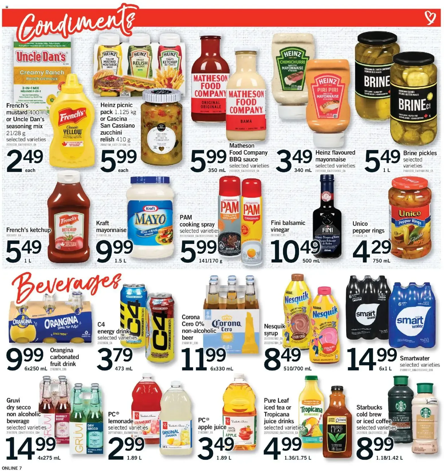 Fortinos weekly flyer / circulaire from Aug 13, 2026 > weekly specials & deals from August 13 to August 19 2026 - flyer page 7
