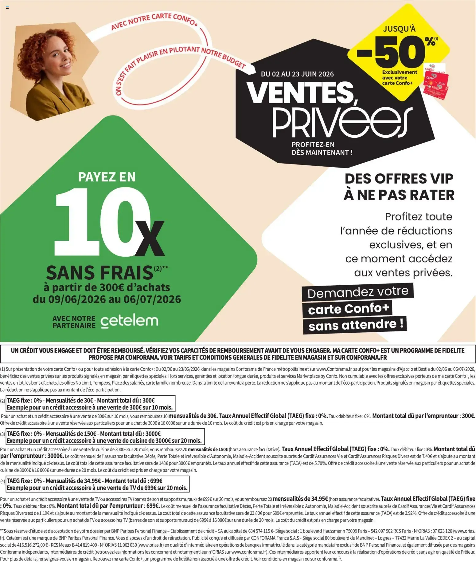 Conforama catalogue à partir du 09/06/2026 - promo en ligne du 9 juin au 6 juillet 2026 - Catalogue page 2