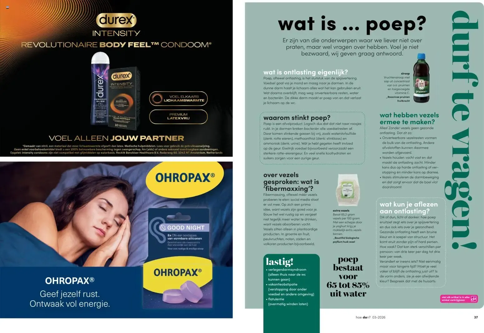 hoe dan? alles om je goed en gezond te voelen van 21 september tot 30 november 2026 - Folder pagina 19