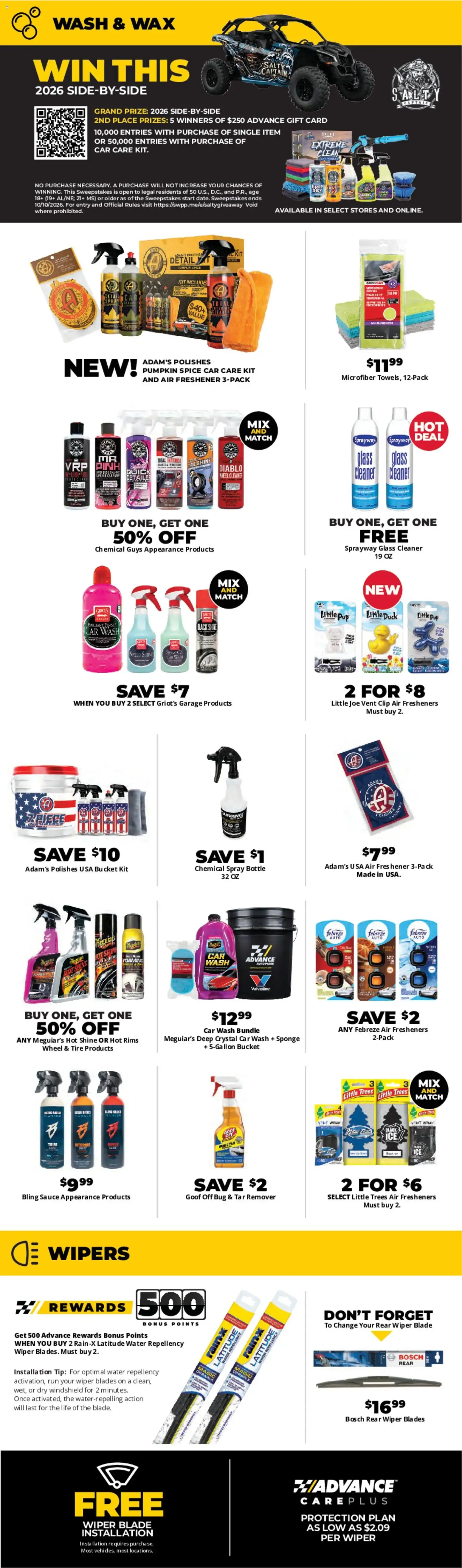 Weekly promotion Advance Auto Parts Weekly Ad from 08/16/2026 - Flyer spanning from August 16 to September 12 2026 - Page 5 for Catalogue 365