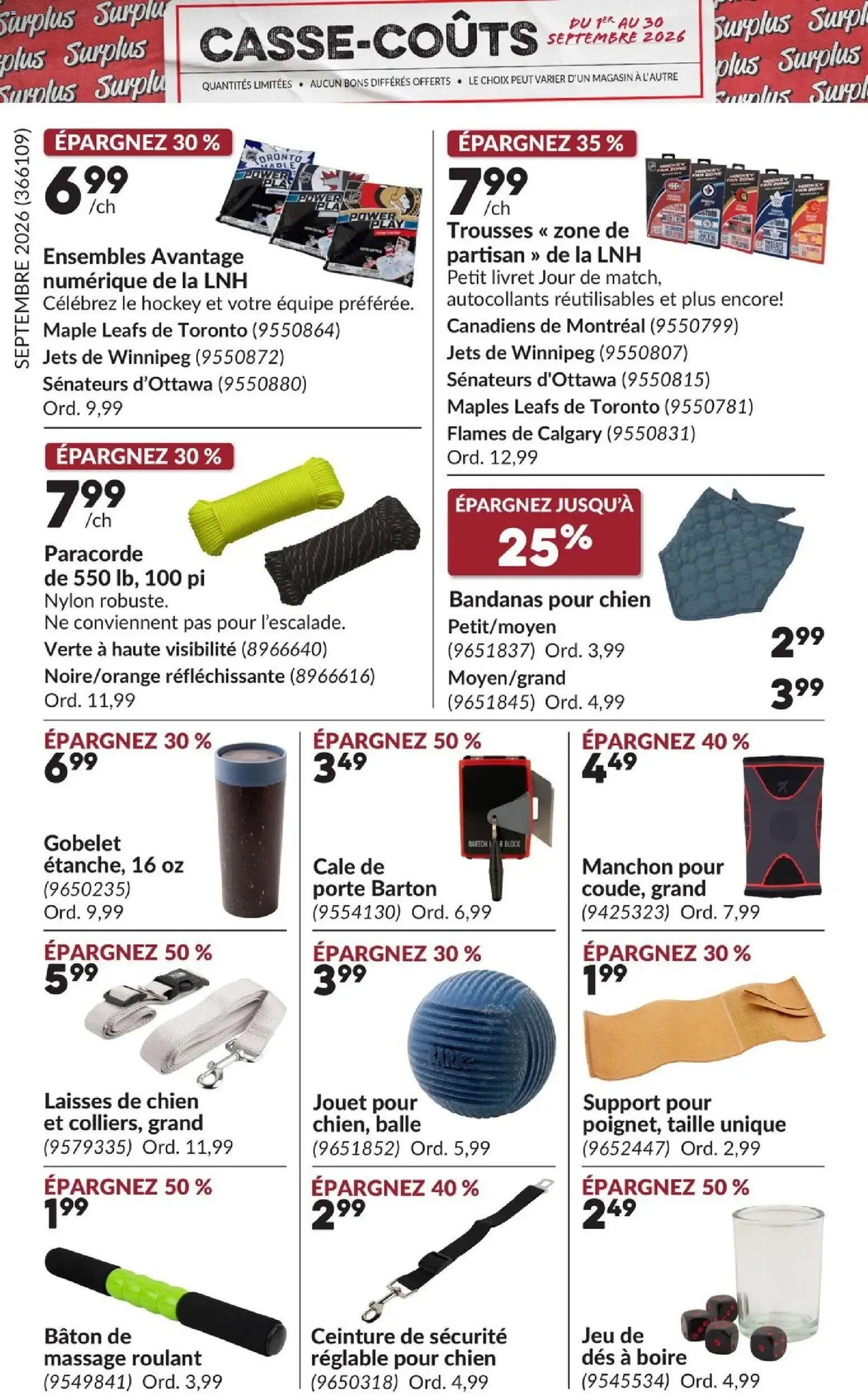 Princess Auto Casse-Coûts from September 1 to September 30 2026 - flyer page 13