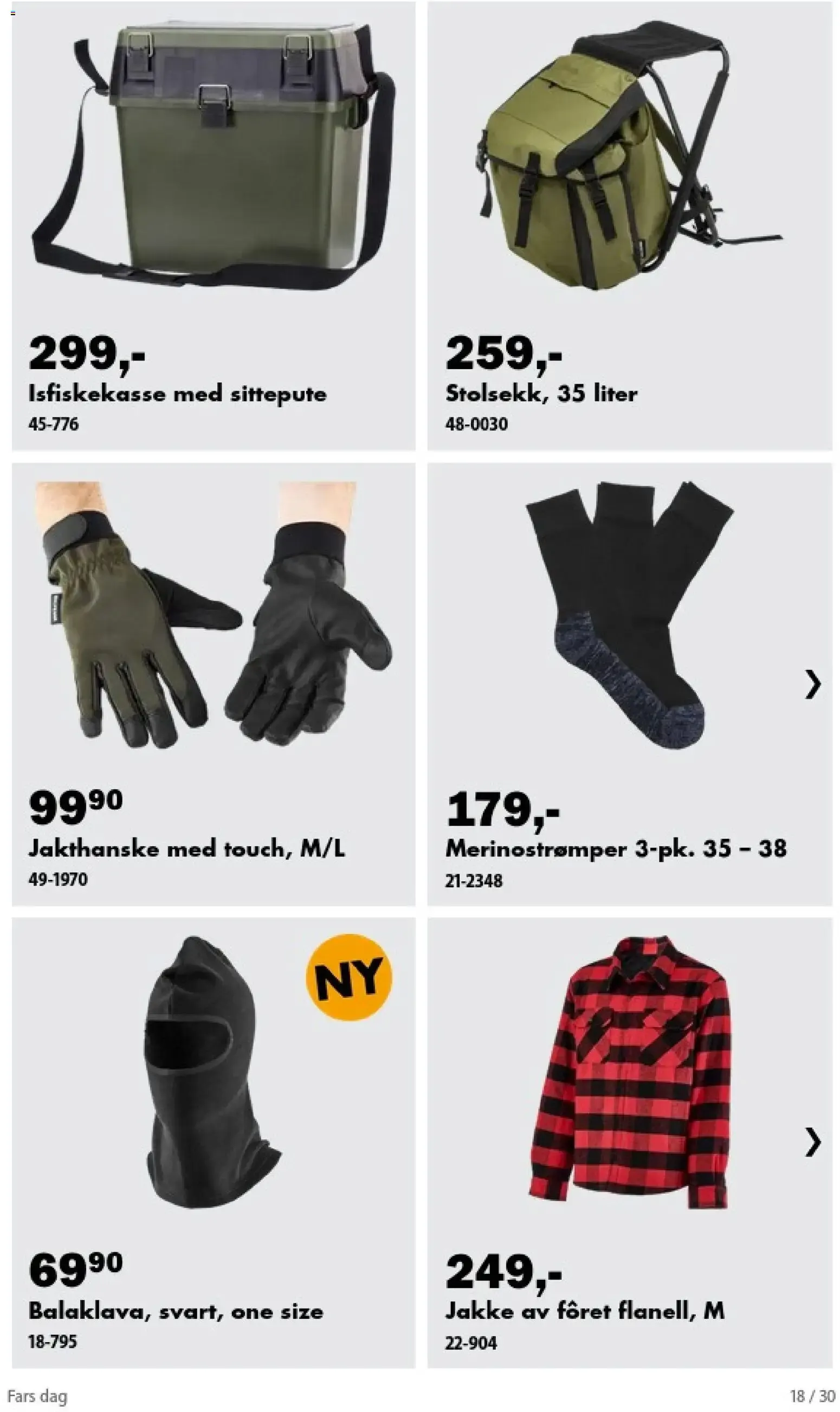 Biltema: Pappas favoritter! Husk farsdag 8. november! fra 26. oktober til 8. november 2026 - kundeavisside 18