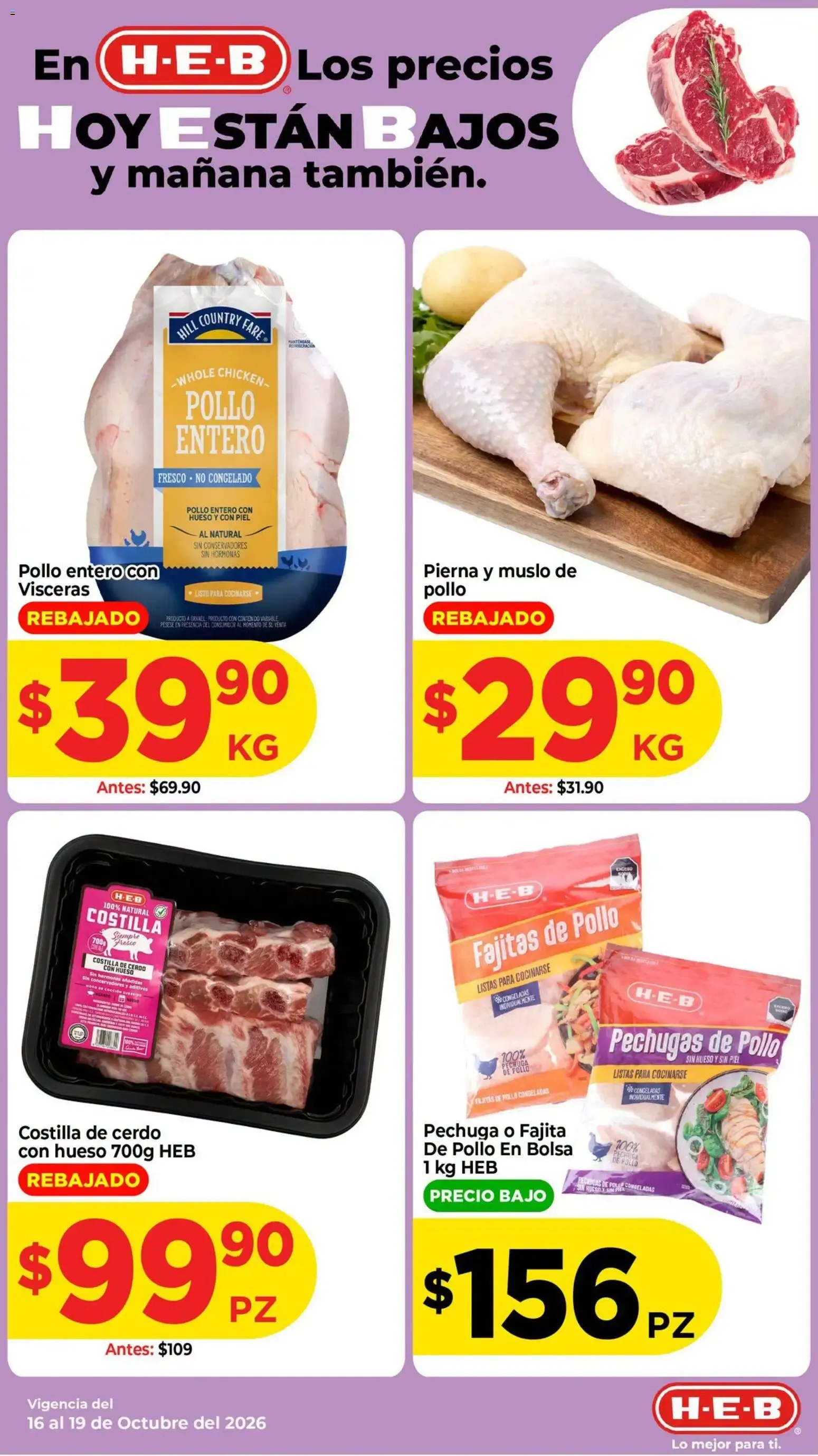 Catálogo de En H-E-B Los precios HOY ESTÁN BAJOS y mañana también. 16 de octubre al 19 de octubre 2026 - Pagina 3