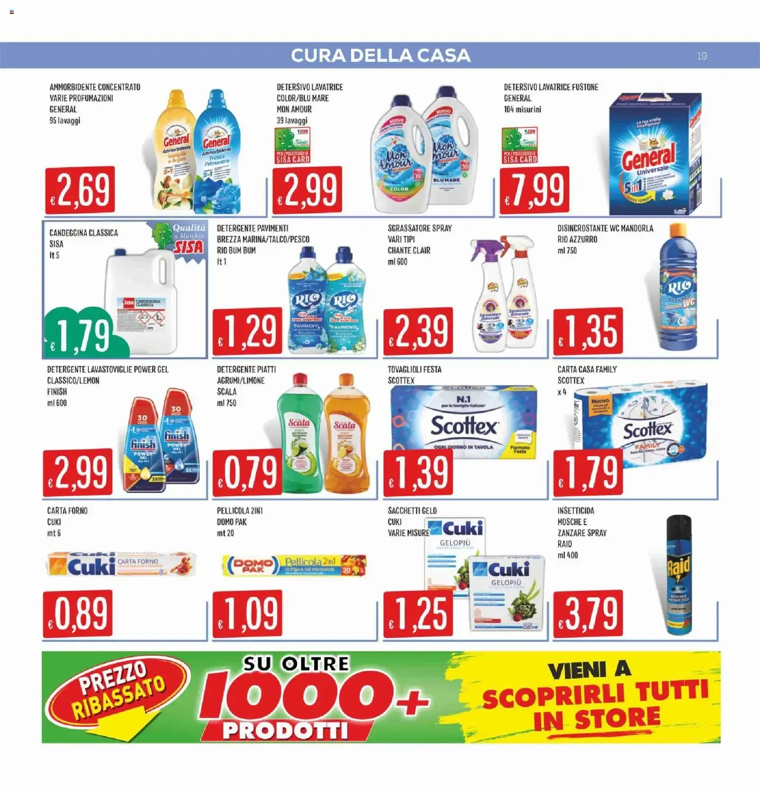 SISA: L'ESTATE DELLA Convenienza da 23 luglio a 5 agosto di 2026 - Pagina del volantino 19