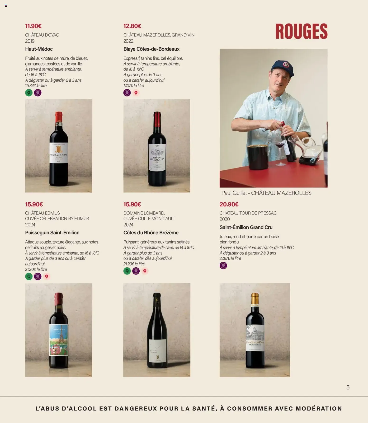Monoprix - Guide foire aux vins à partir du 11/09/2026 - promo en ligne du 11 septembre au 27 septembre 2026 - Catalogue page 5