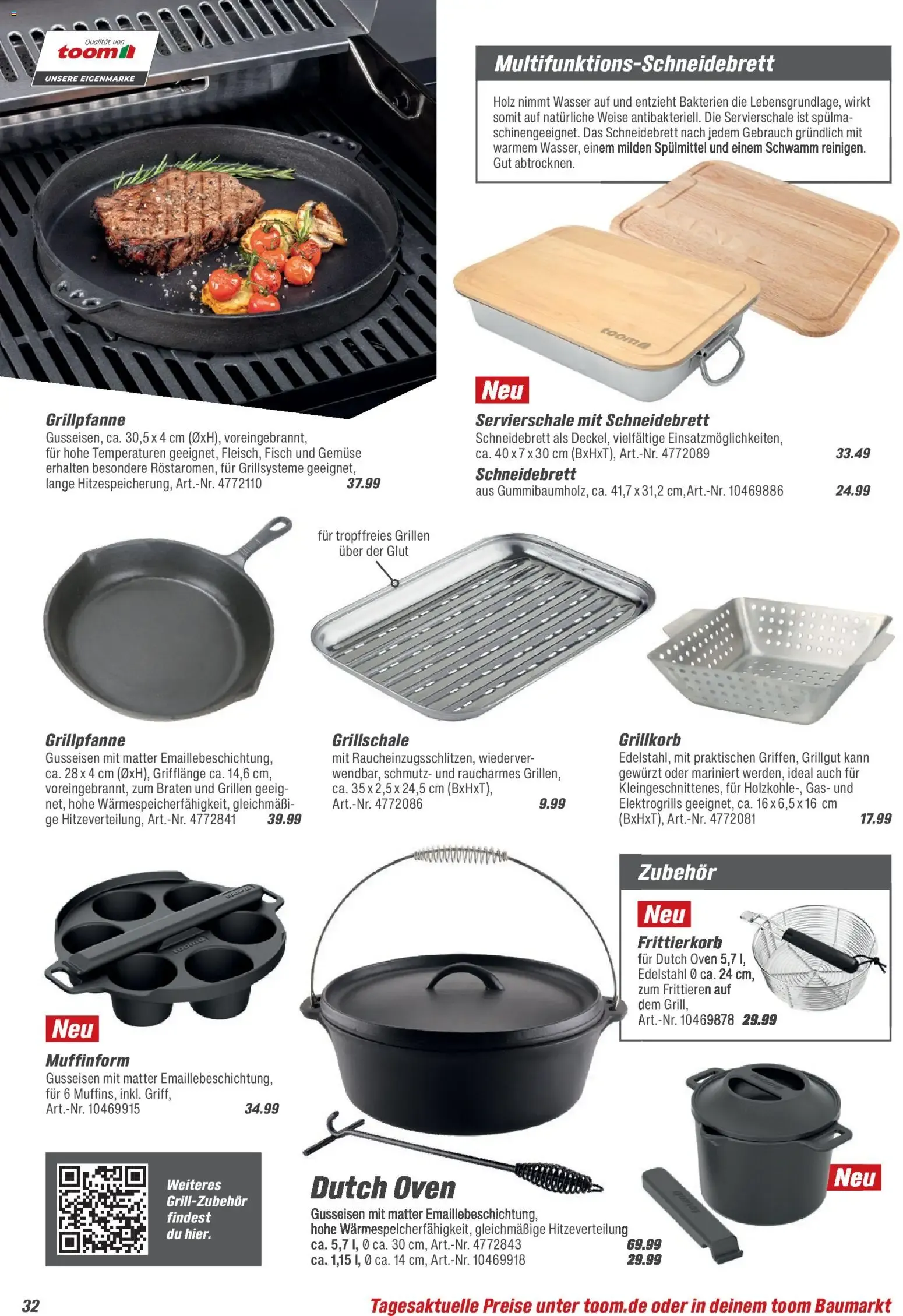 Toom Baumarkt Grills & Zubehör 2026 vom 14.02.2026 – Angebote online von 14. Februar bis 31. Dezember 2026 - Prospekt seite 31