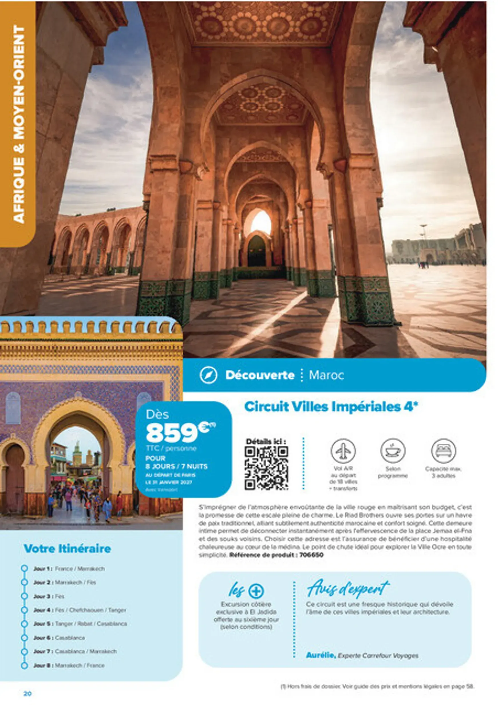 Carrefour Voyages - Créations Voyages (Automne-Hiver 2026-2027) du 1 septembre au 31 mars 2027 - Catalogue page 20