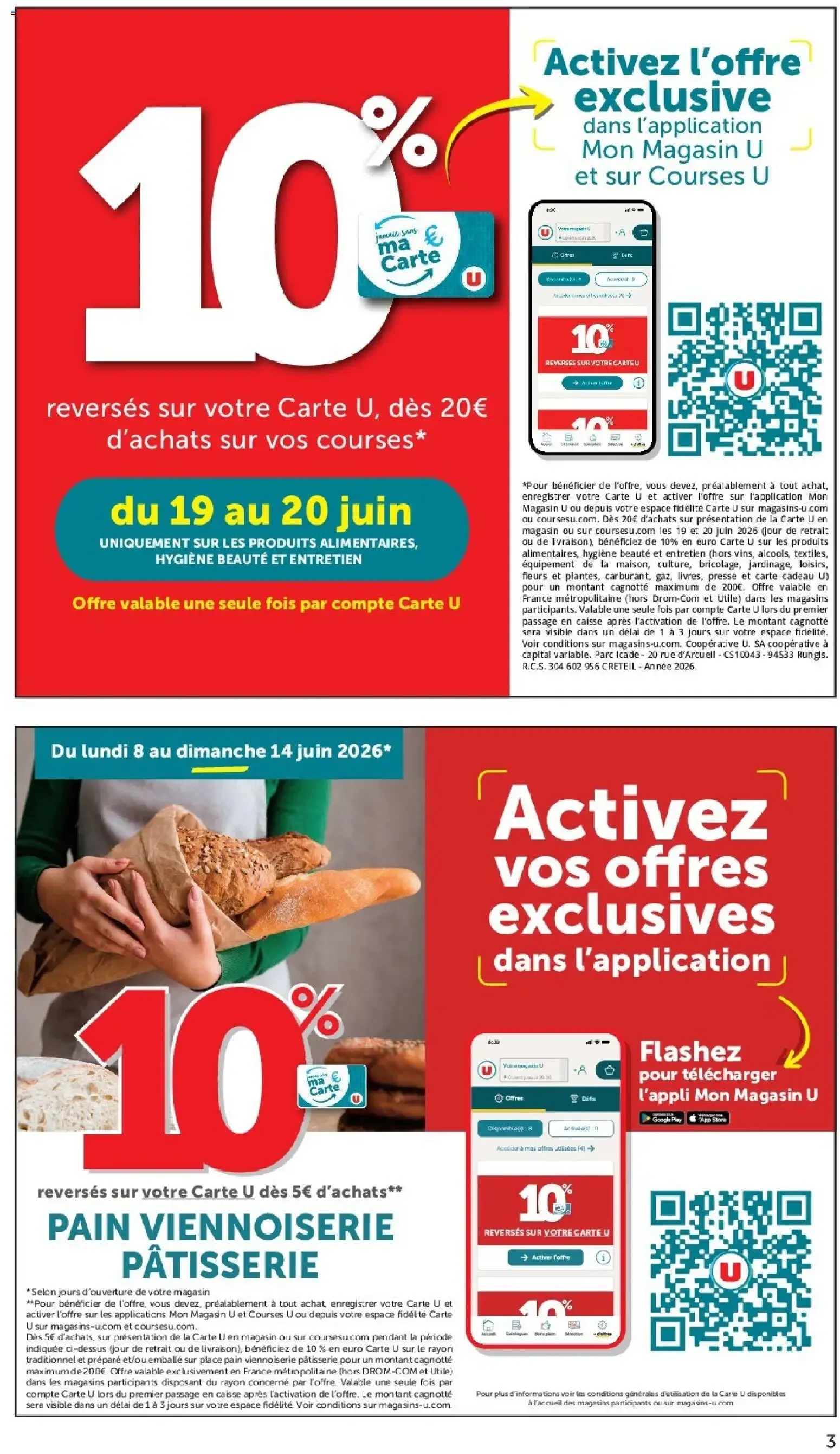 U Express - Coup d'envoi des prix bas du 9 juin au 21 juin 2026 - Catalogue page 3