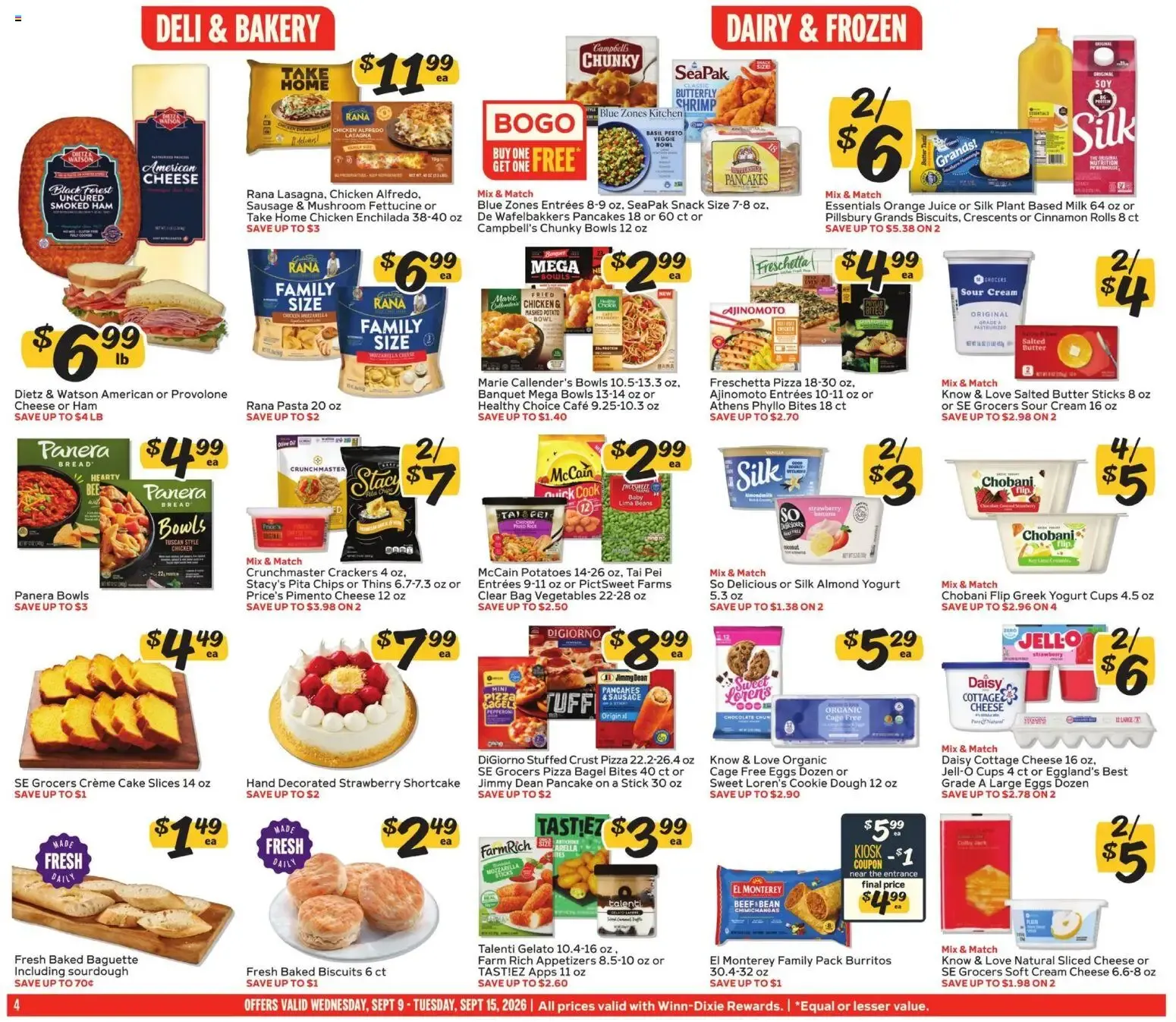 Weekly ad Winn Dixie Weekly Ad (09/09 - 09/15 2026) - Flyer from September 9 to September 15 2026 - Page 4