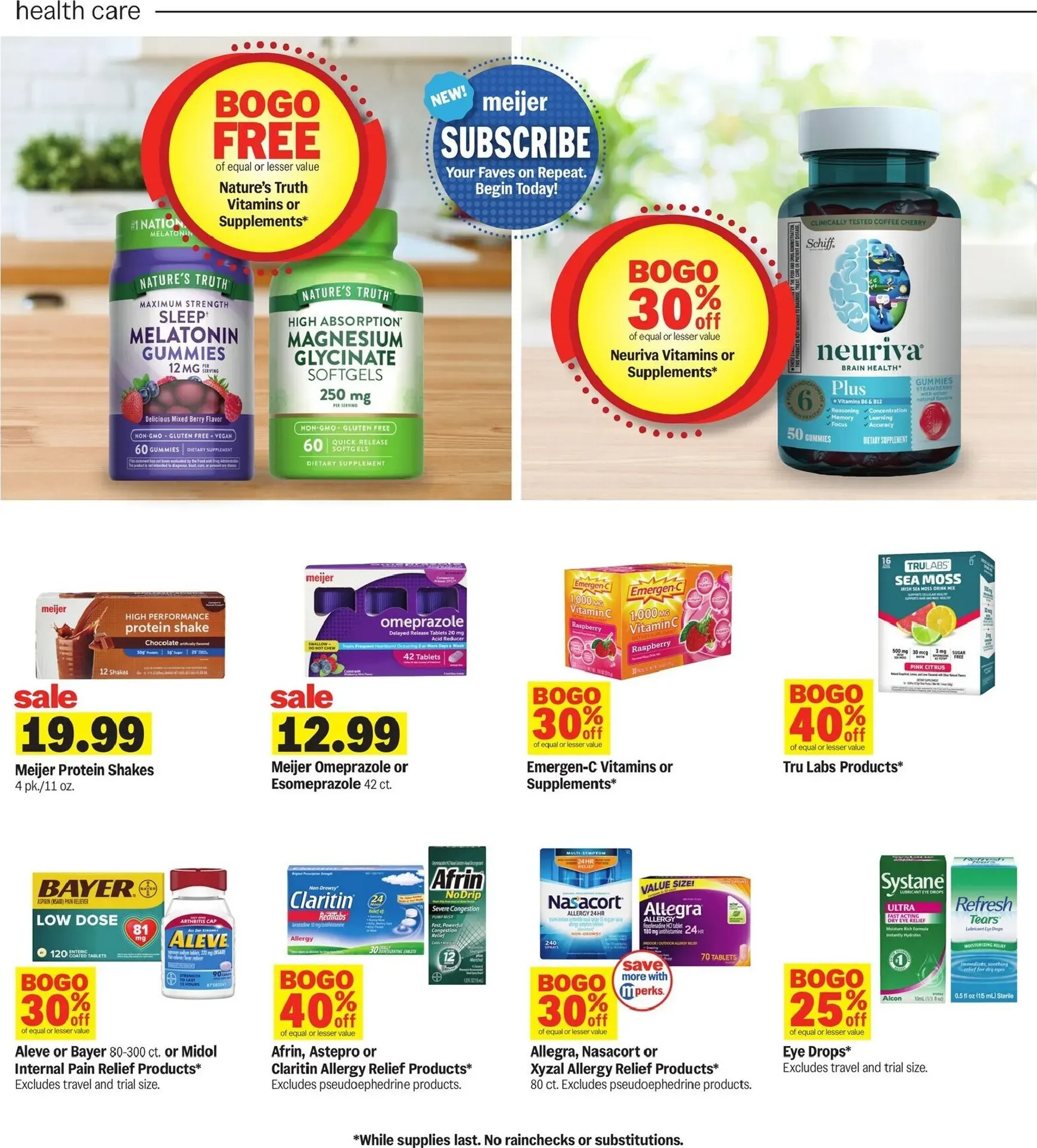 Weekly ad Meijer Good Life Quality Real Low Prices from September 9 to September 15 2026 - Page 25