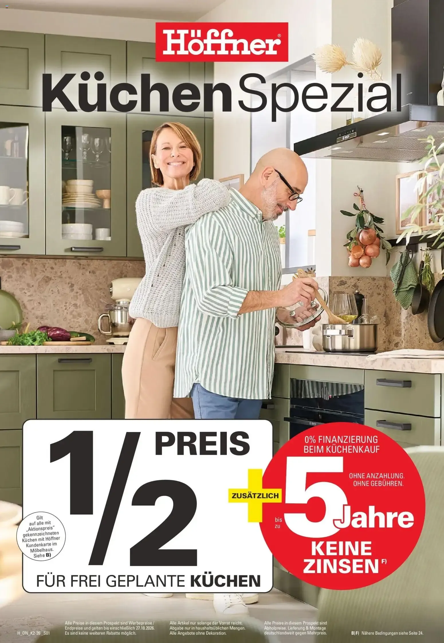 Höffner Küchen Spezial von 25. September bis 27. Oktober 2026 - Prospekt seite 1