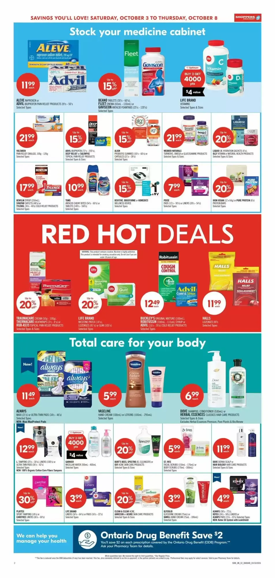 Shoppers Drug Mart flyer week 40 from October 3 to October 8 2026 - flyer page 7