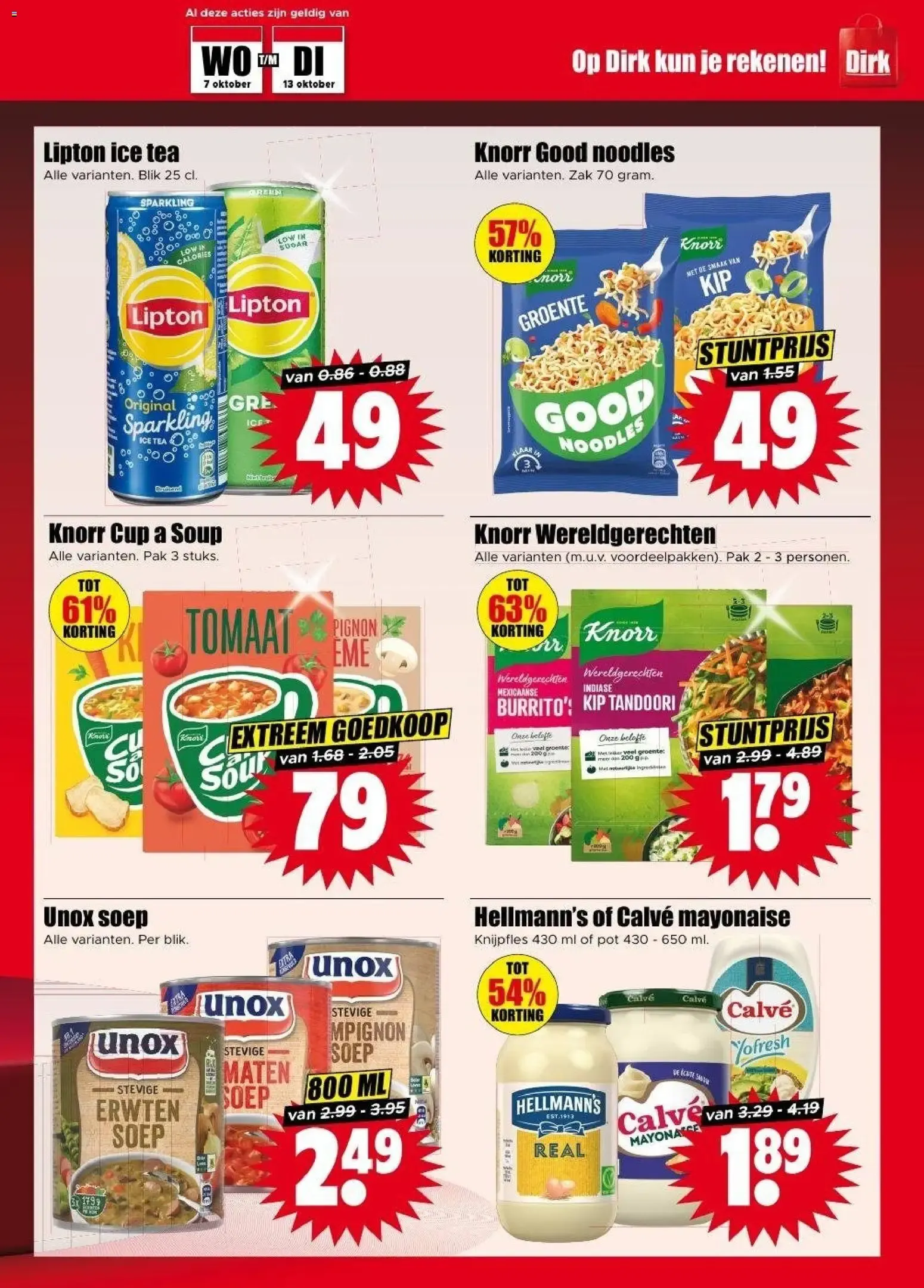 Dirk: Ofertas de Unox Rookworst van 7 oktober tot 13 oktober 2026 - Folder pagina 15