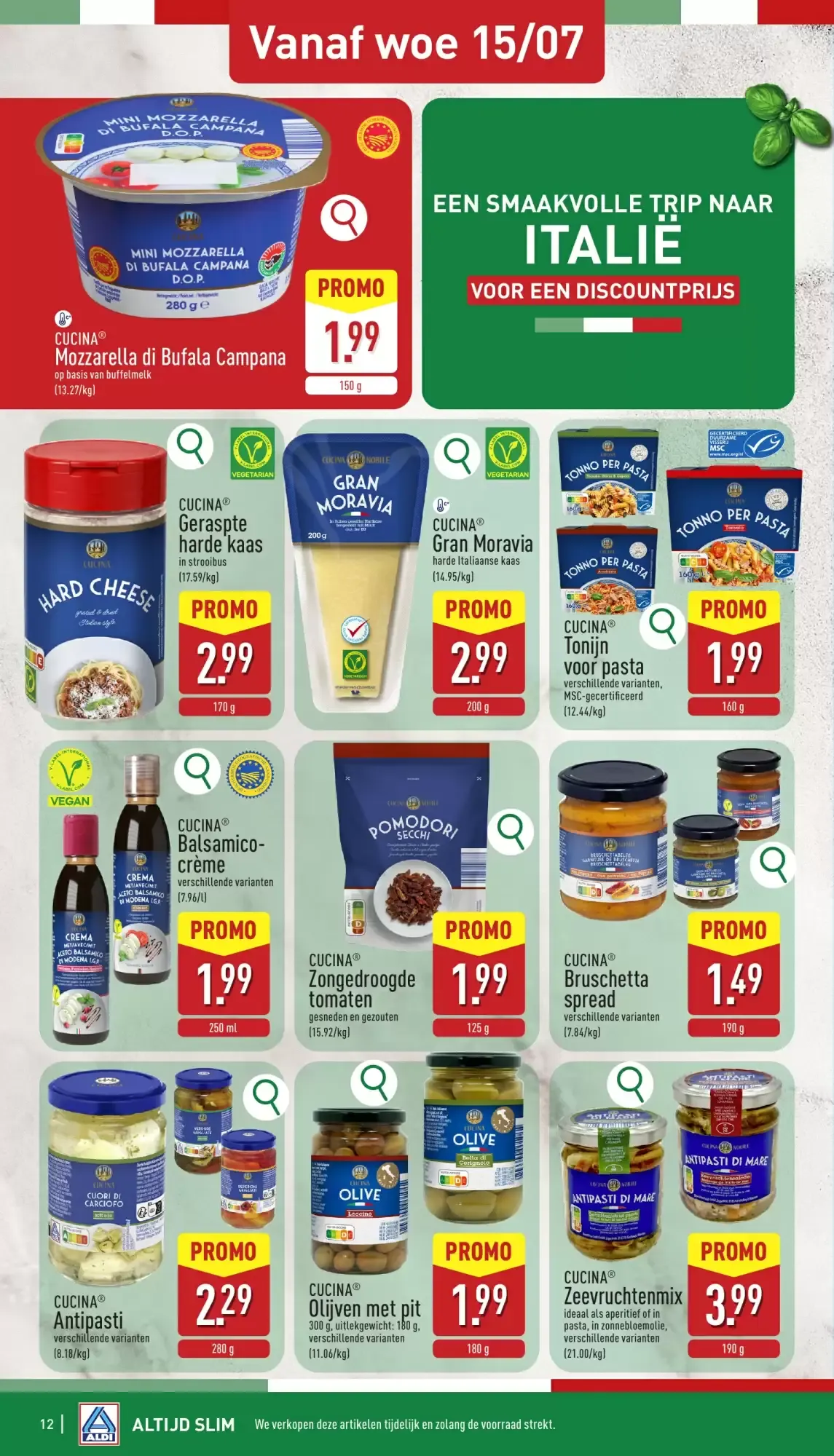 ALDI Folder van ma 13/07 t.e.m. zat 18/07 van 13 juli tot 18 juli 2026 - folder pagina 12