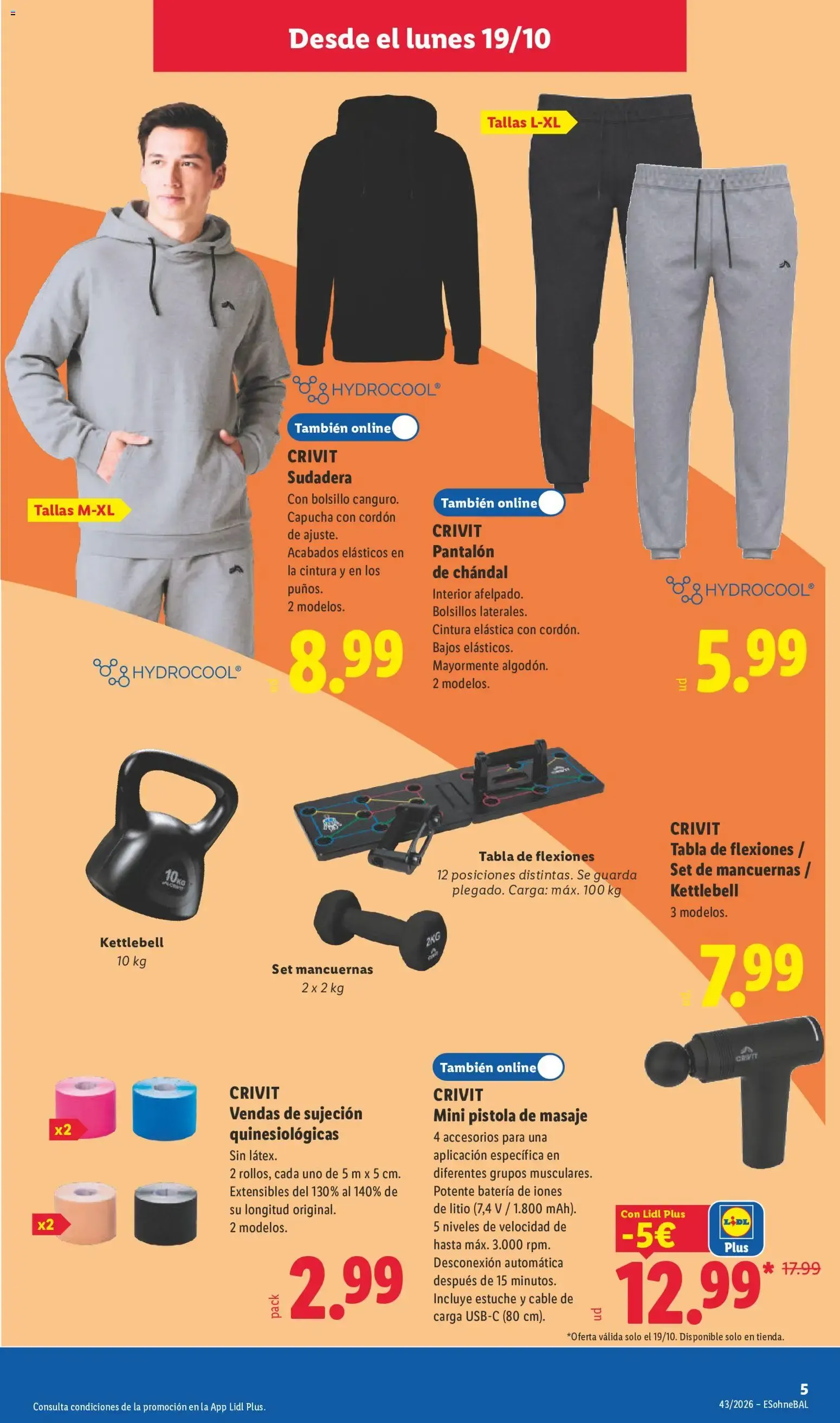 Catálogo de Lidl folleto de bazar del 19/10/2026 | Ofertas 19 de octubre al 25 de octubre 2026 - Página 13