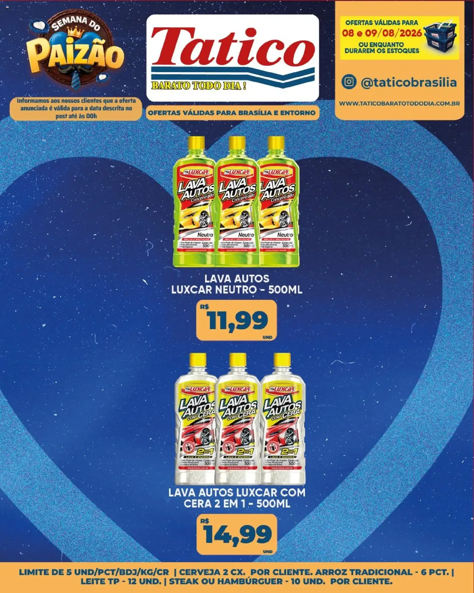 Encarte de Tatico ofertas Fim de Semana de 08/08/2026 | Promoções Online 8 de agosto até 9 de agosto 2026 - Pagina 18