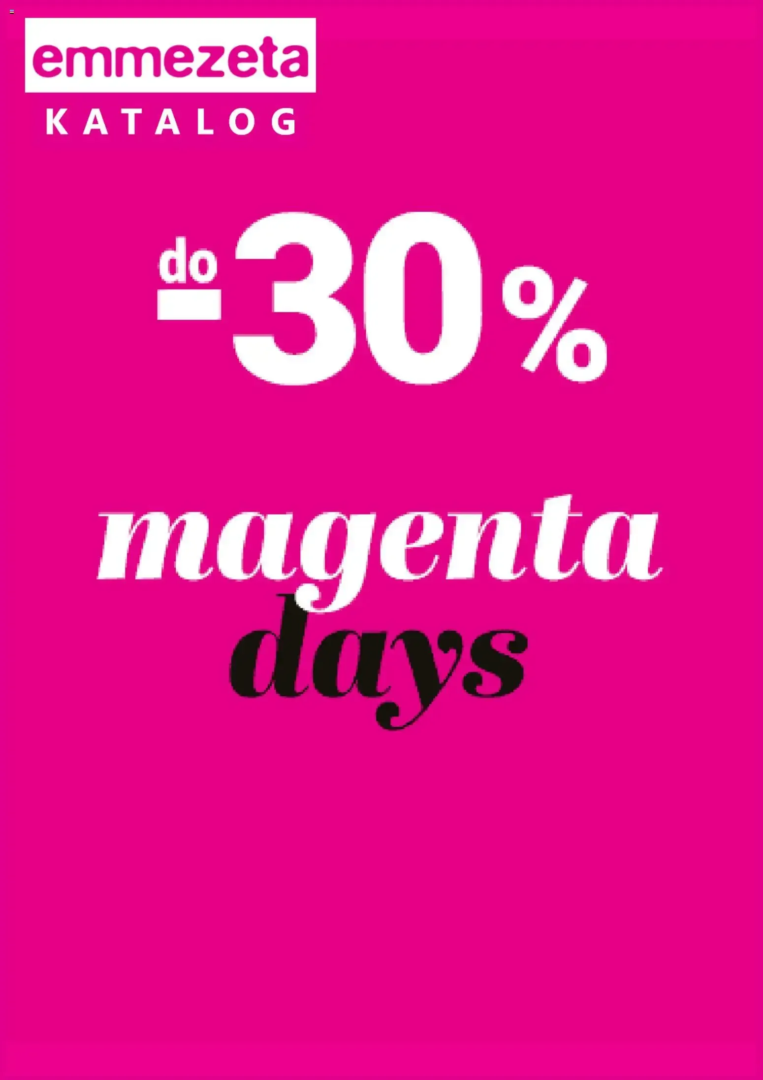 Katalog Emmezeta Katalog - Magenta Days od 22. lipnja do 29. lipnja 2026. - Pregled Stranica 1