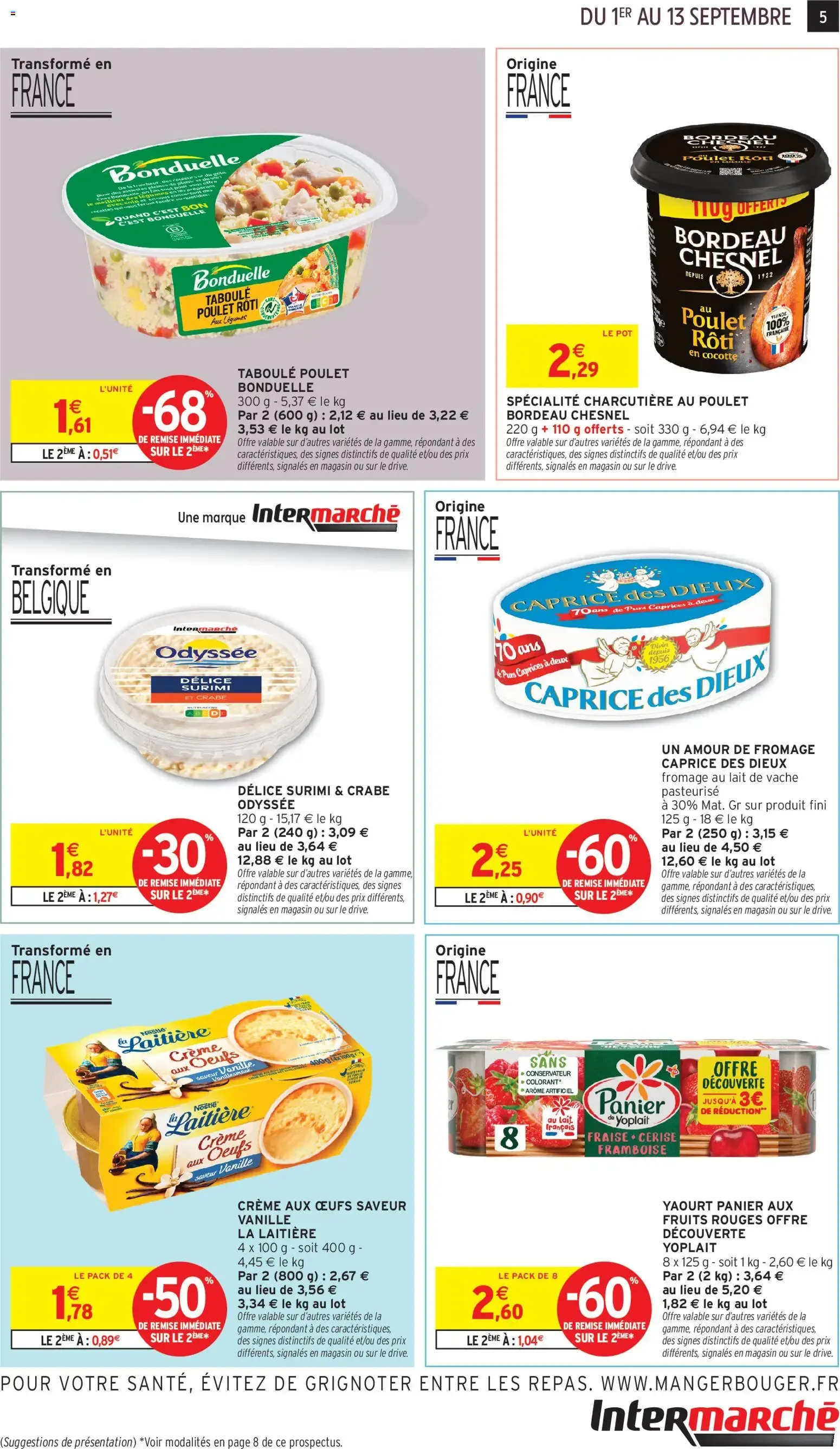 Intermarché catalogue à partir du 01/09/2026 - promo en ligne du 1 septembre au 13 septembre 2026 - Catalogue page 5