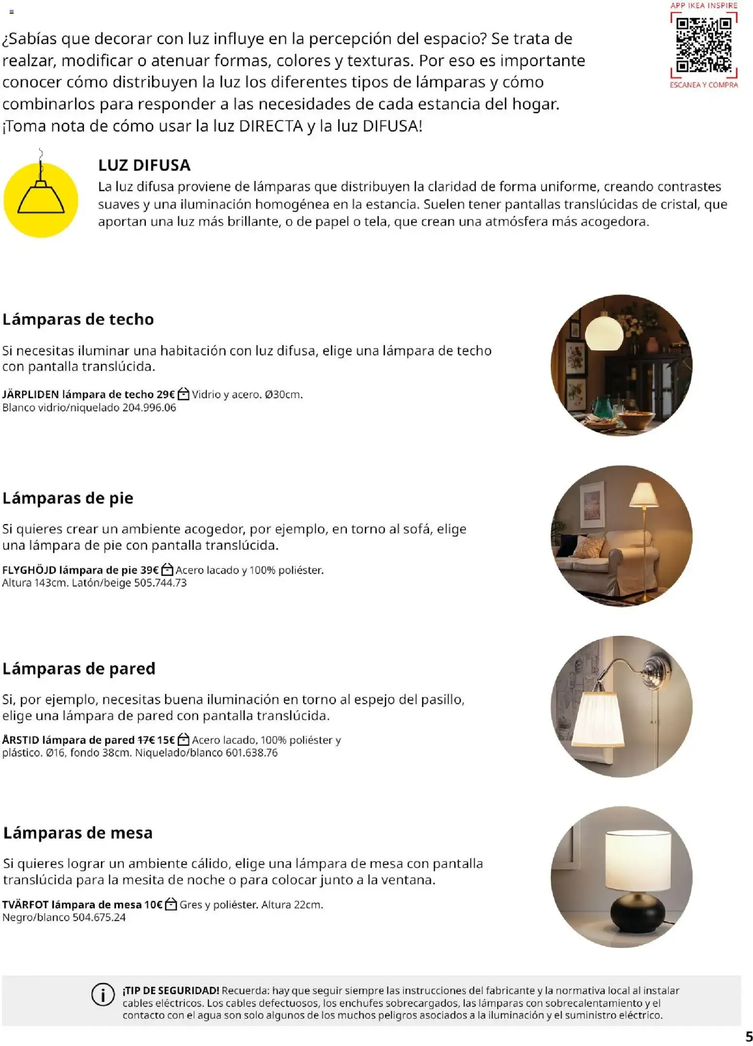 Catálogo de IKEA - Guía de Compra Iluminación y Sonido para tu Hogar 29 de septiembre al 31 de enero 2027 - Página 5