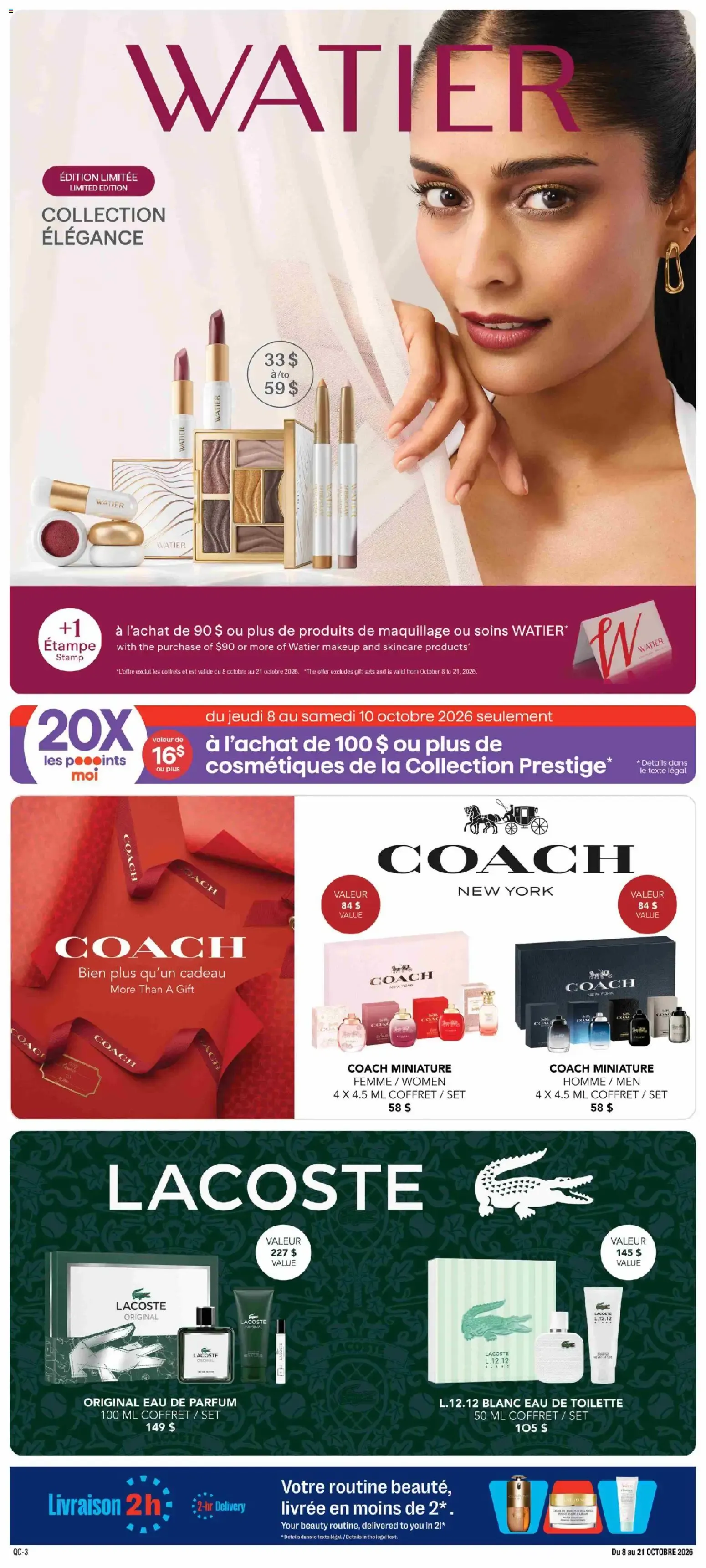 Jean Coutu - Cahier BEAUTÉ - Collection Prestige from October 8 to October 21 2026 - flyer page 3