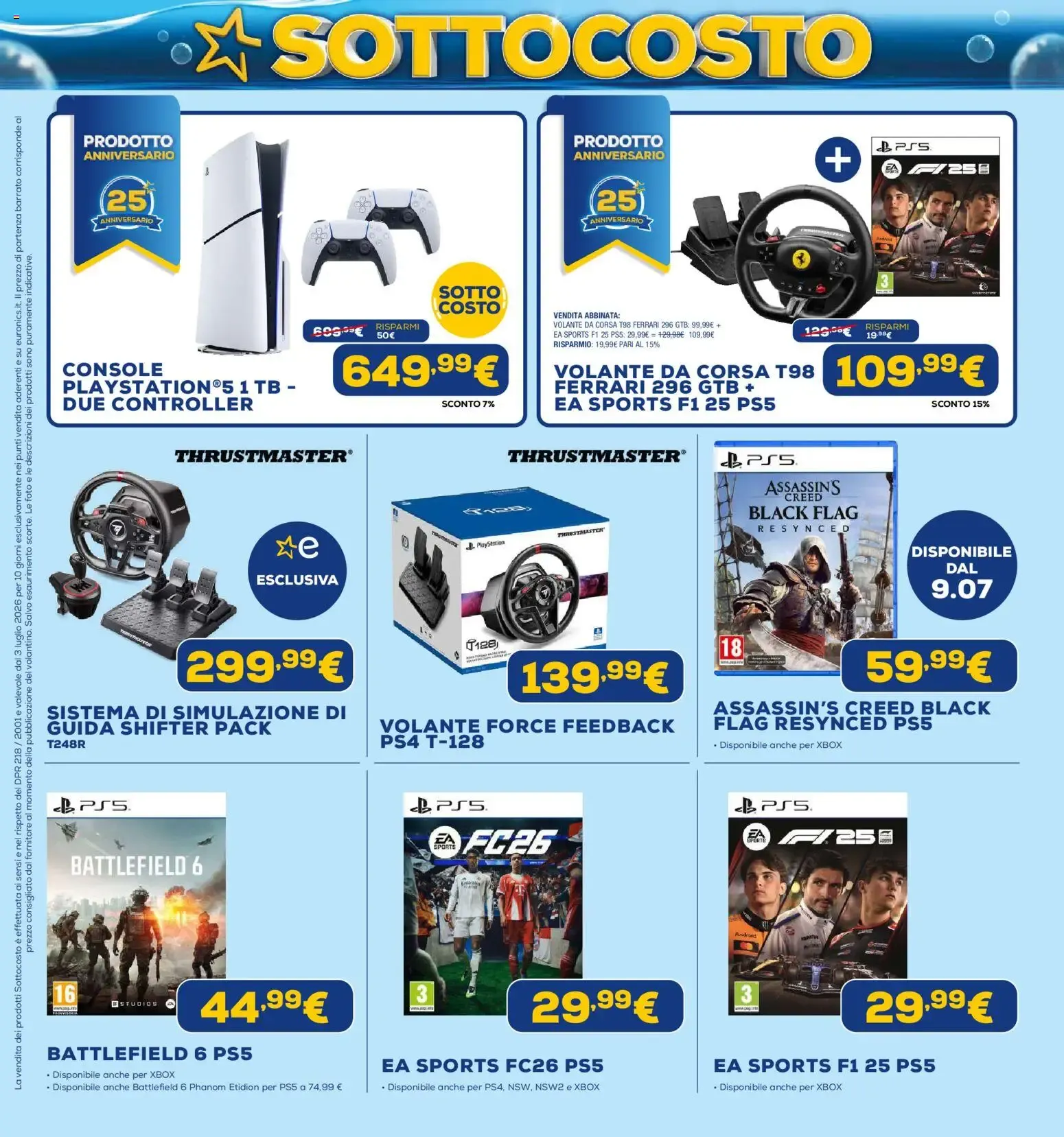 Euronics SOTTO COSTO - Dal 3 al 12 Luglio da 3 luglio a 12 luglio di 2026 - Pagina del volantino 29