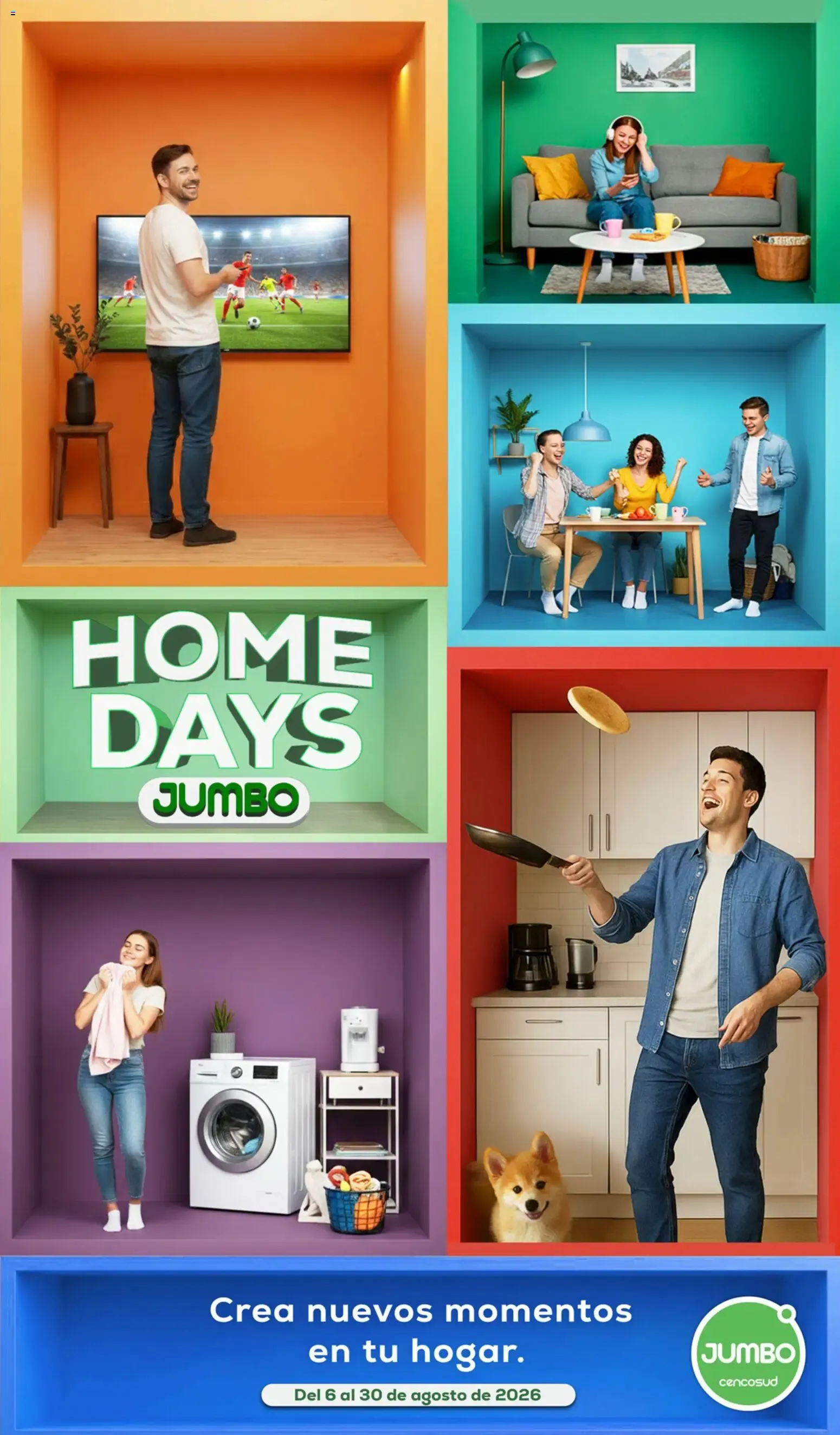 Catalogo de Jumbo catálogo Home days desde el 06/08/2026 > Revistas Agosto 6 de agosto al 30 de agosto 2026 - Pag 1