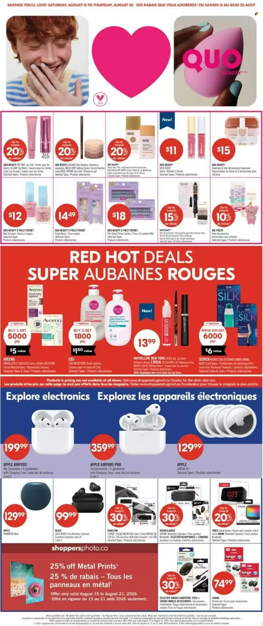 Shoppers Drug Mart flyer week 33 from August 14 to August 20 2026 - flyer page 7