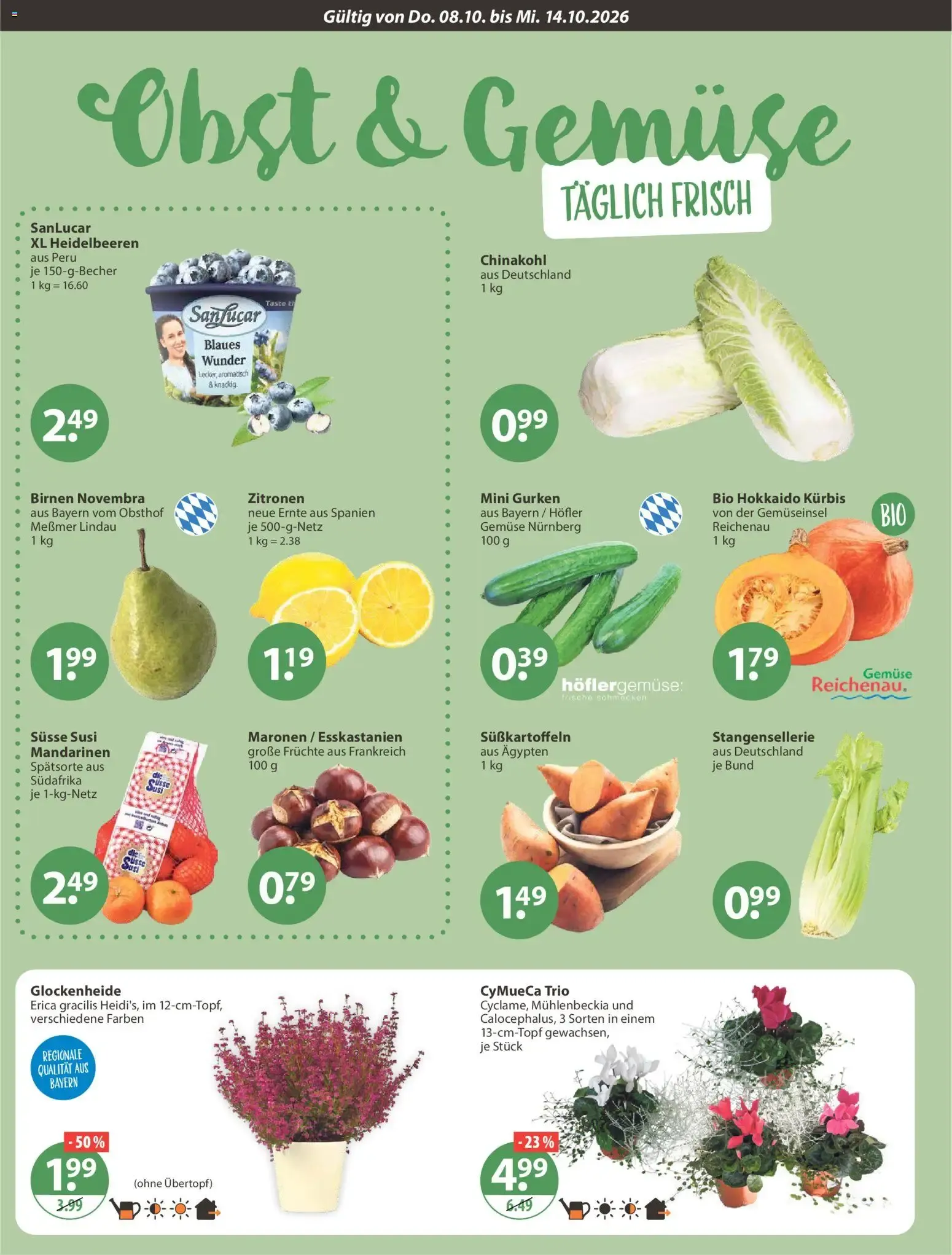 Angebote V-Markt Angebote (ab 08.10.2026) von 8. Oktober bis 14. Oktober 2026 - Prospekt seite 4