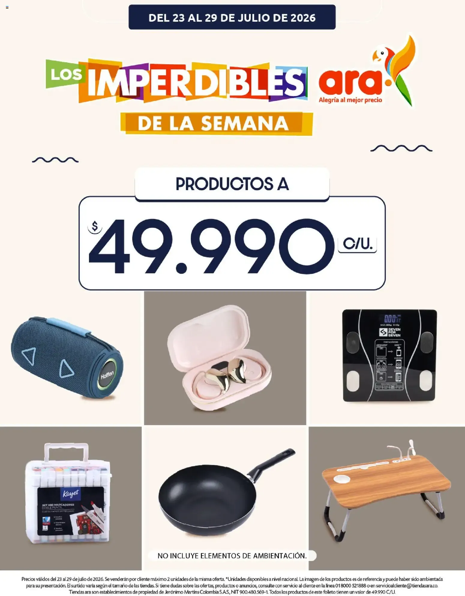 Catalogo de Ara Los imperdibles desde el 23/07/2026 > Revistas Julio 23 de julio al 29 de julio 2026 - Pag 1