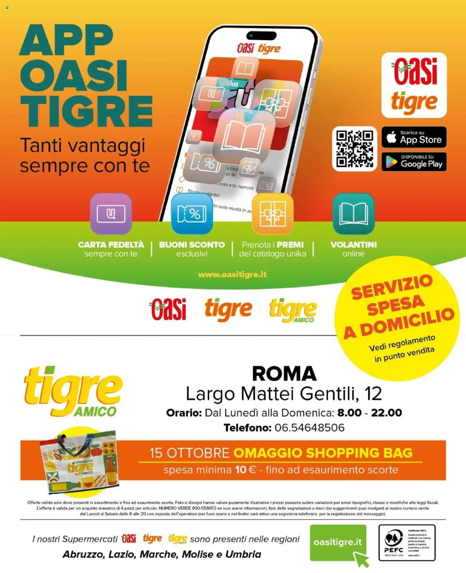 Nuova Apertura Supermercato Tigre Amico Roma da 15 ottobre a 25 ottobre di 2026 - Pagina del volantino 12