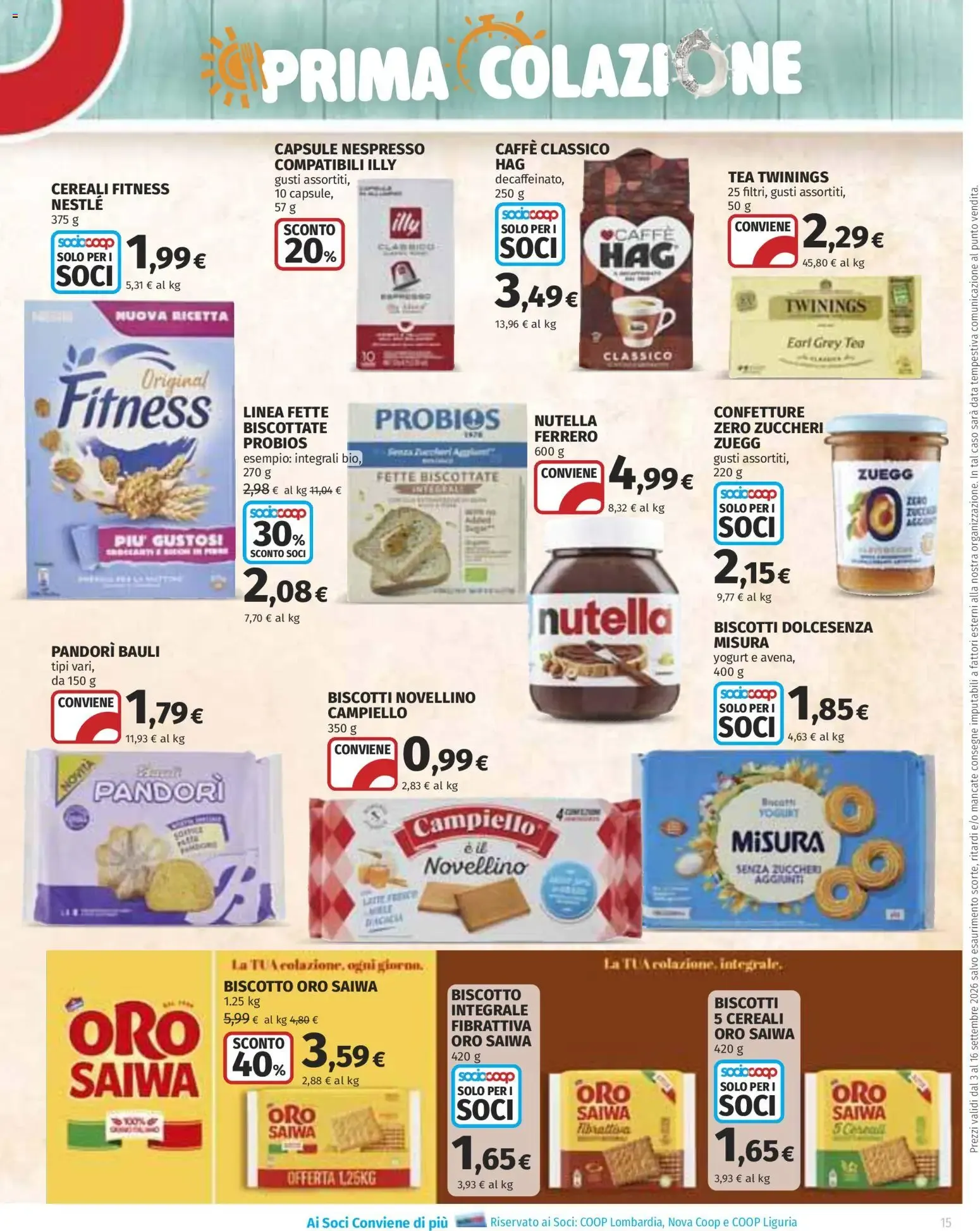 Volantino COOP Anteprima dal 03/09/2026 > NUOVO Promozioni da 3 settembre a 16 settembre di 2026 - Pagina del volantino 15