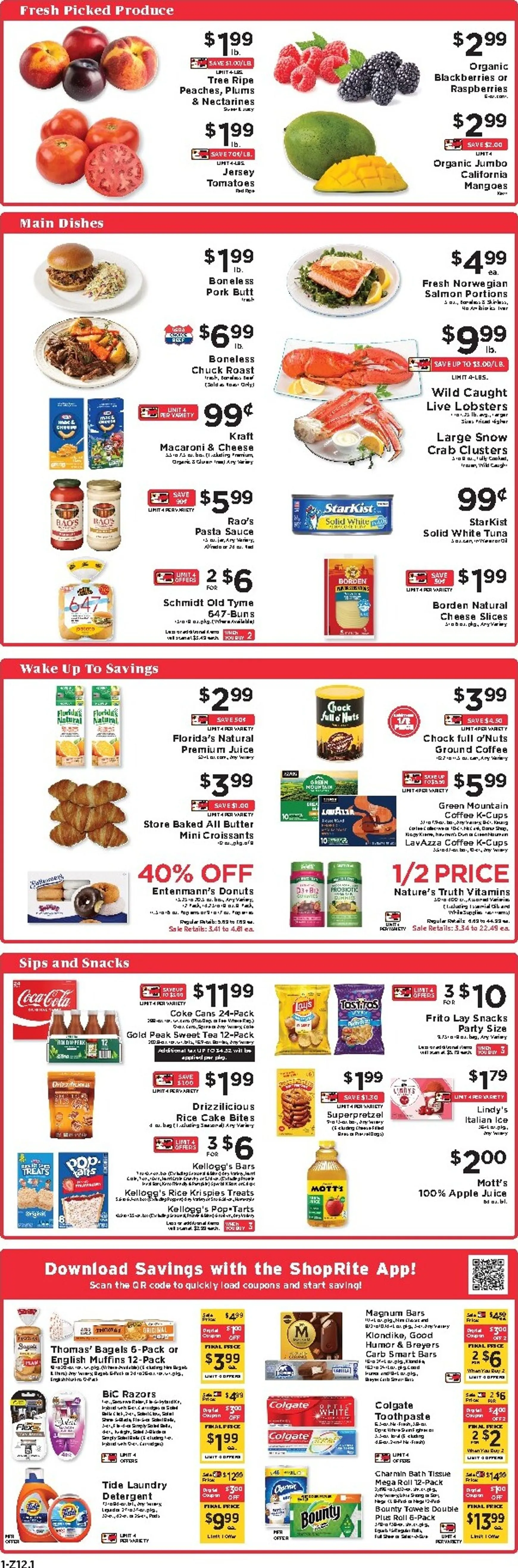 Weekly promotion Current ShopRite leaflet valid from Sunday 08/16/2026 to Saturday 08/22/2026 spanning from August 16 to August 22 2026 - Page 2 for Catalogue 365