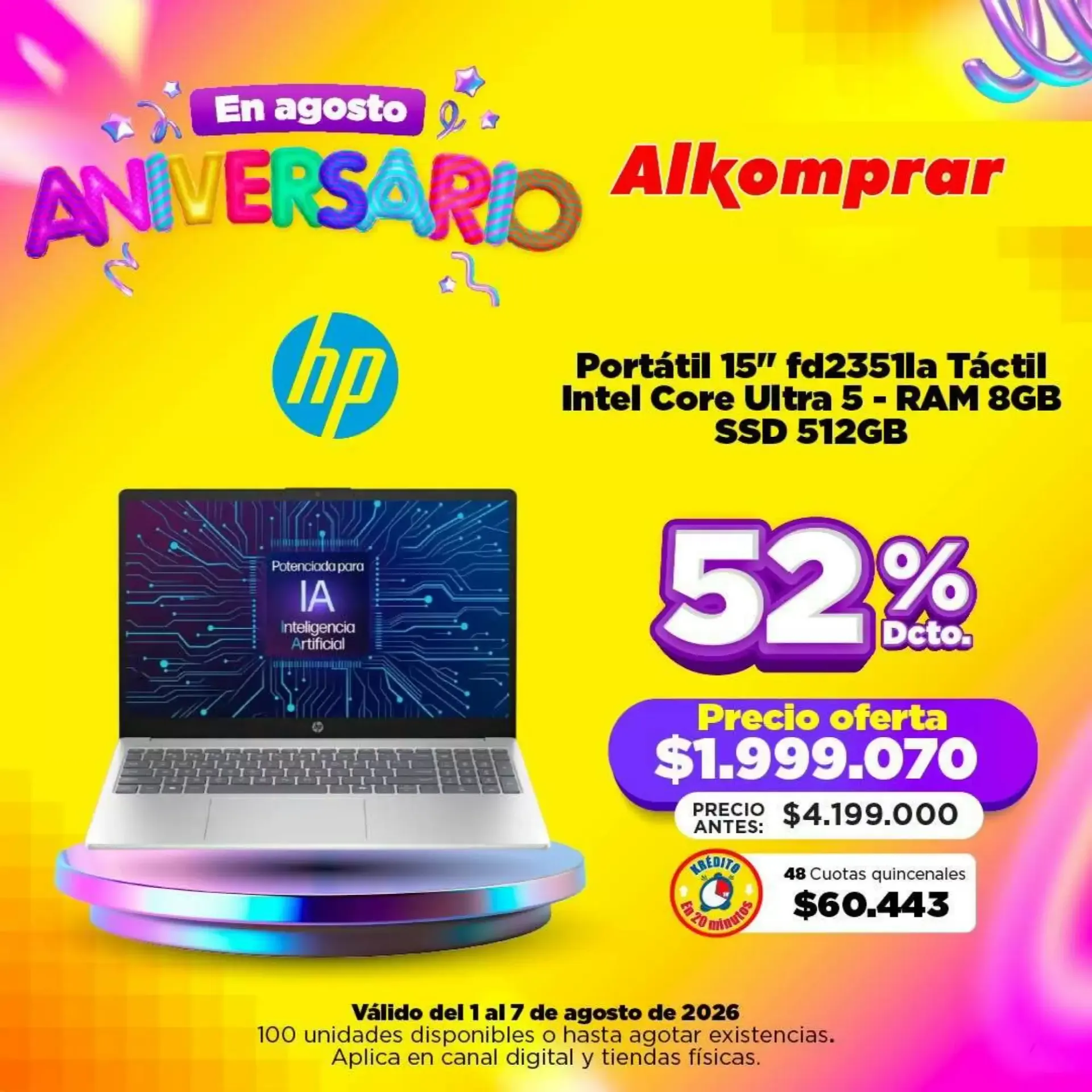 Catalogo de Alkomprar Aniversario - Portátil Omnibook 1 de agosto al 7 de agosto 2026 - Pag 2