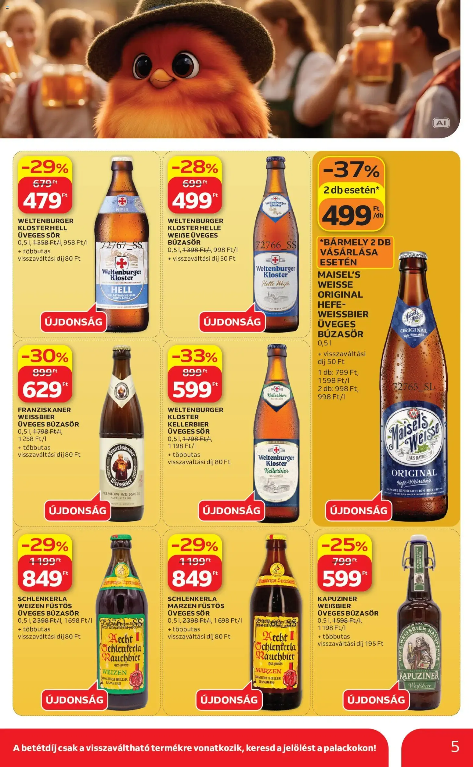Katalógus Auchan Bajor sorfesztival ajánlatok - 2026.09.17. -tól/töl > akció, lapozható szórólap 🛍️ szeptember 17.-tól szeptember 30.-ig 2026. - Oldal 5