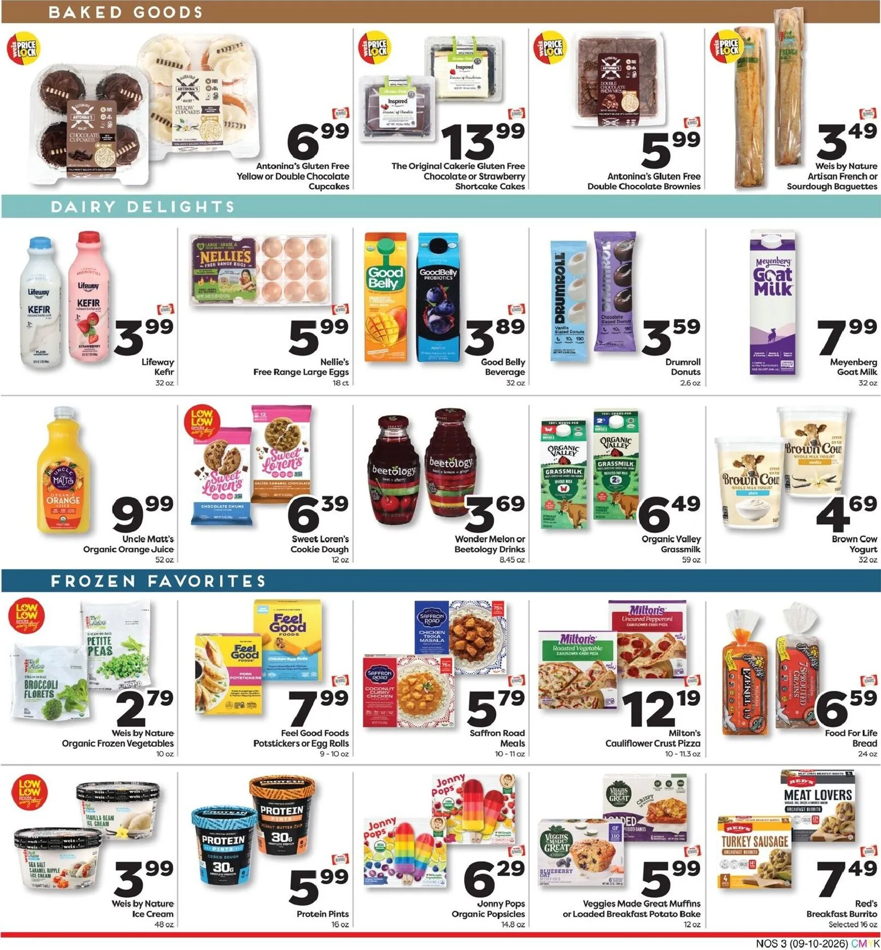 Weekly ad Current Weis Markets - Natural & Organic leaflet valid from Thursday 09/10/2026 to Wednesday 09/30/2026 from September 10 to September 30 2026 - Page 3
