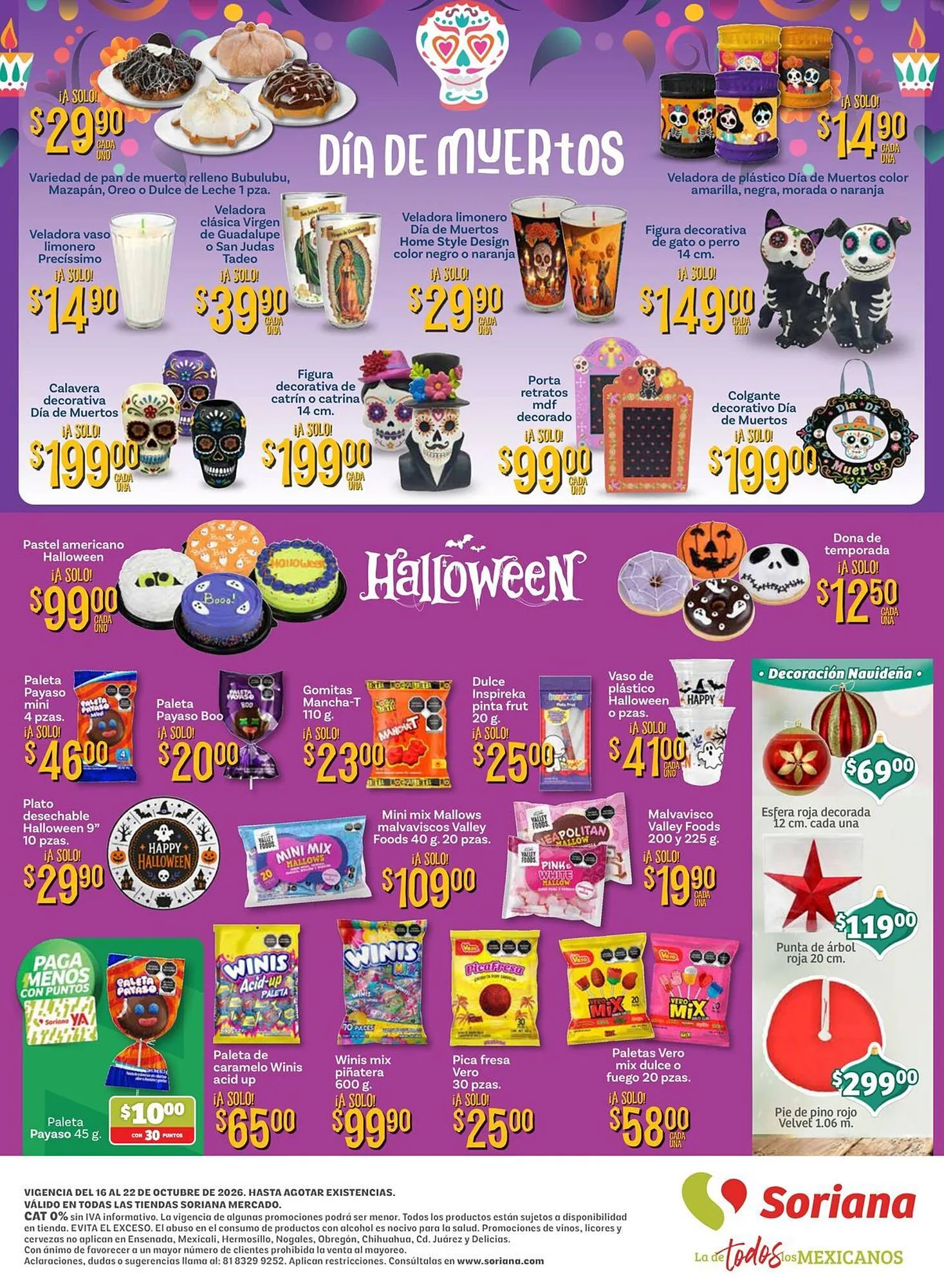 Catálogo de Folleto Soriana Mercado semana 42 16 de octubre al 22 de octubre 2026 - Pagina 8