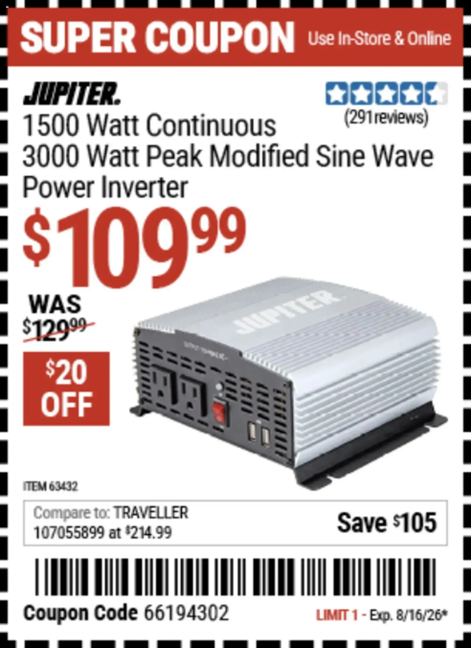 Weekly ad Harbor Freight Weekly Ad (08/03 - 08/16 2026) - Flyer from August 3 to August 16 2026 - Page 19