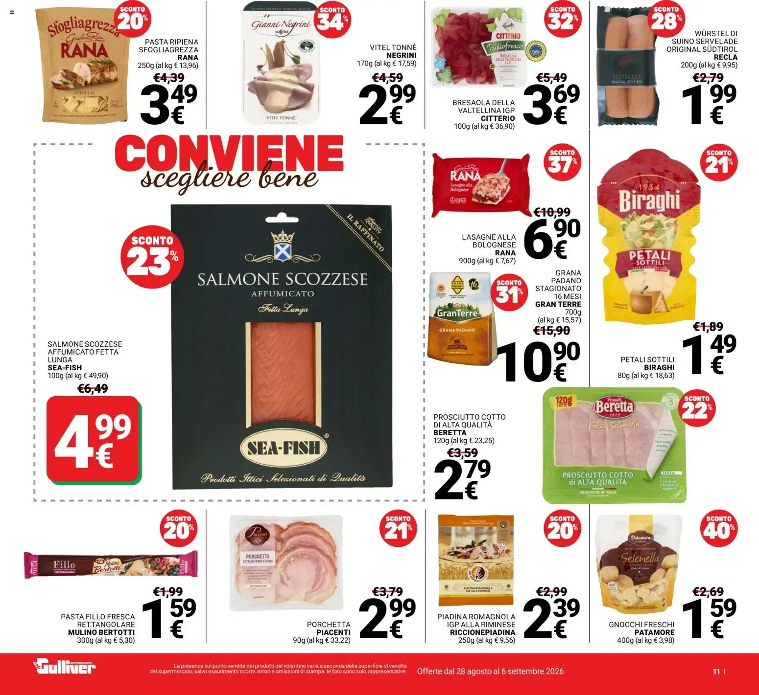 Nuovo Gulliver volantino dal 28/08/2026 > offerte anteprima 🛍️ da 28 agosto a 6 settembre di 2026 - Pagina del volantino 11